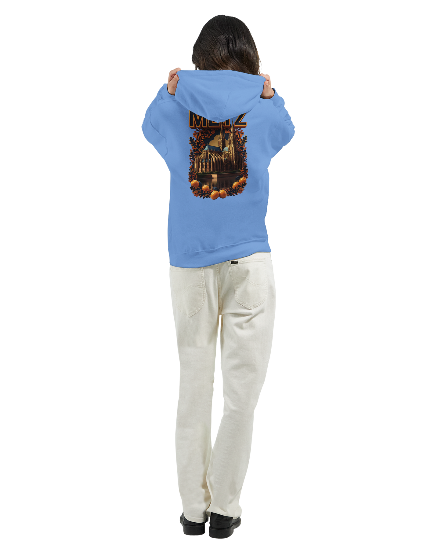 Unisex-Hoodie Metz Stadt Frankreich klassisch | Gildan® 18500
