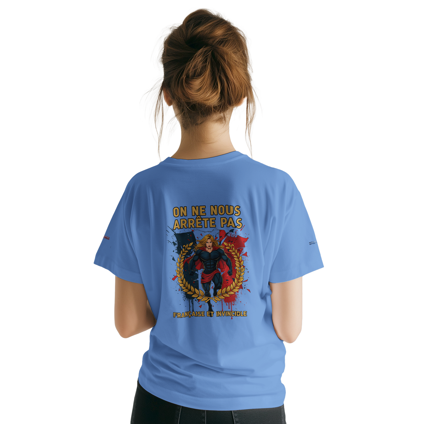T-shirt Femme 'On ne nous arrête pas' – Coton Doux Premium