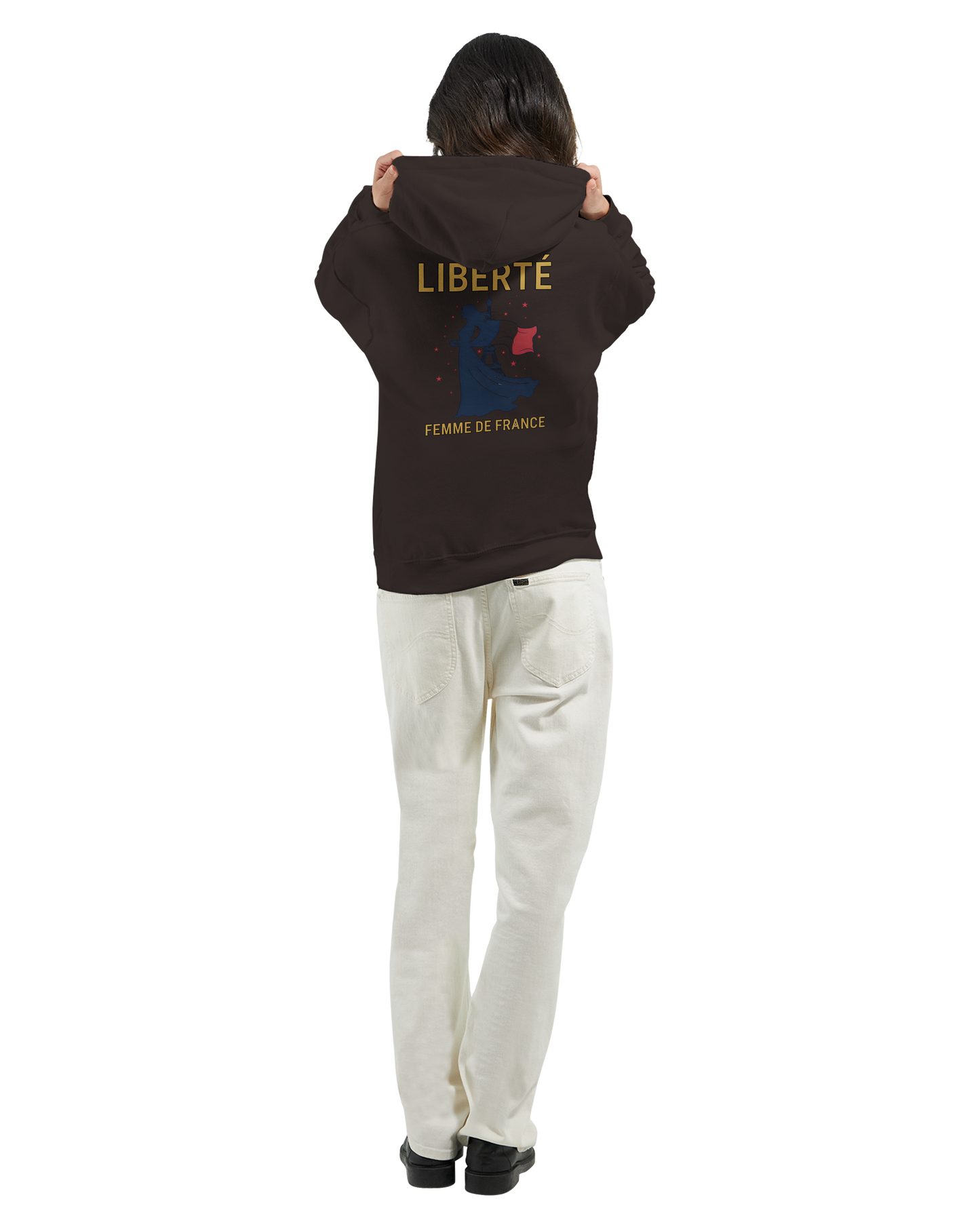 Kapuzenpullover Freiheit Damen French Classic Stil | Gildan® 18500