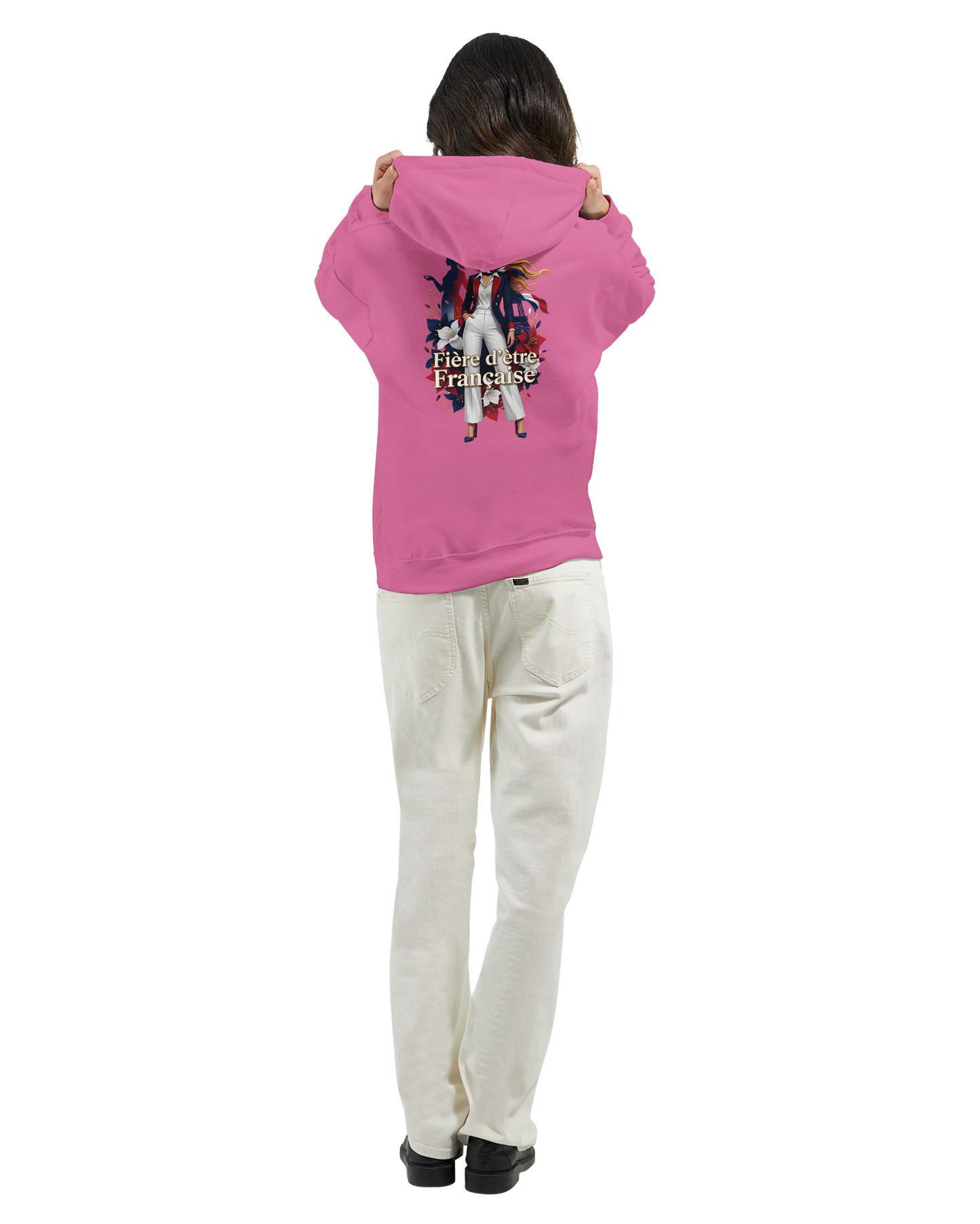 Sweat à capuche fière d'être française   – Doux, chaud et confortable pour l'hiver