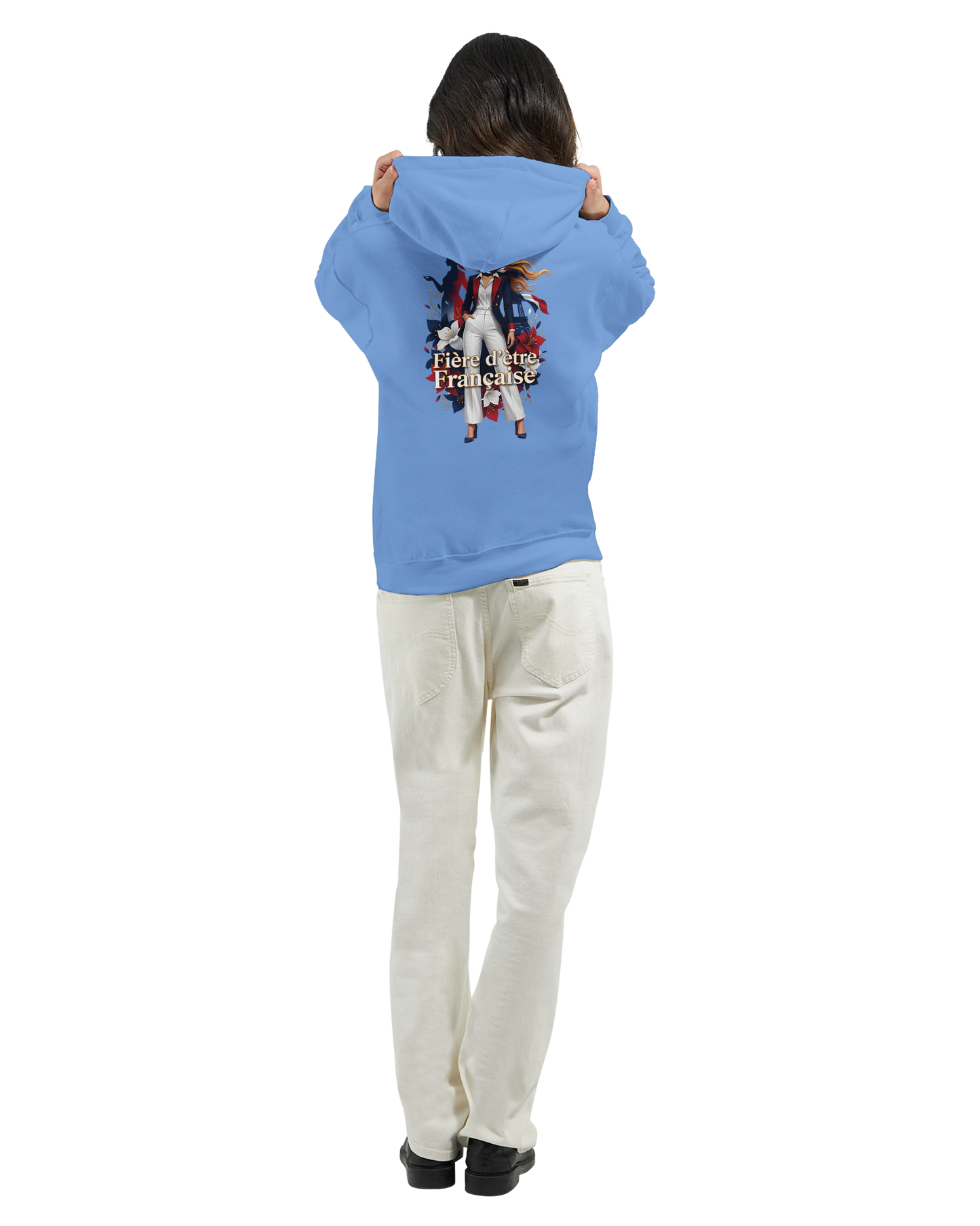 Sweat à capuche fière d'être française   – Doux, chaud et confortable pour l'hiver