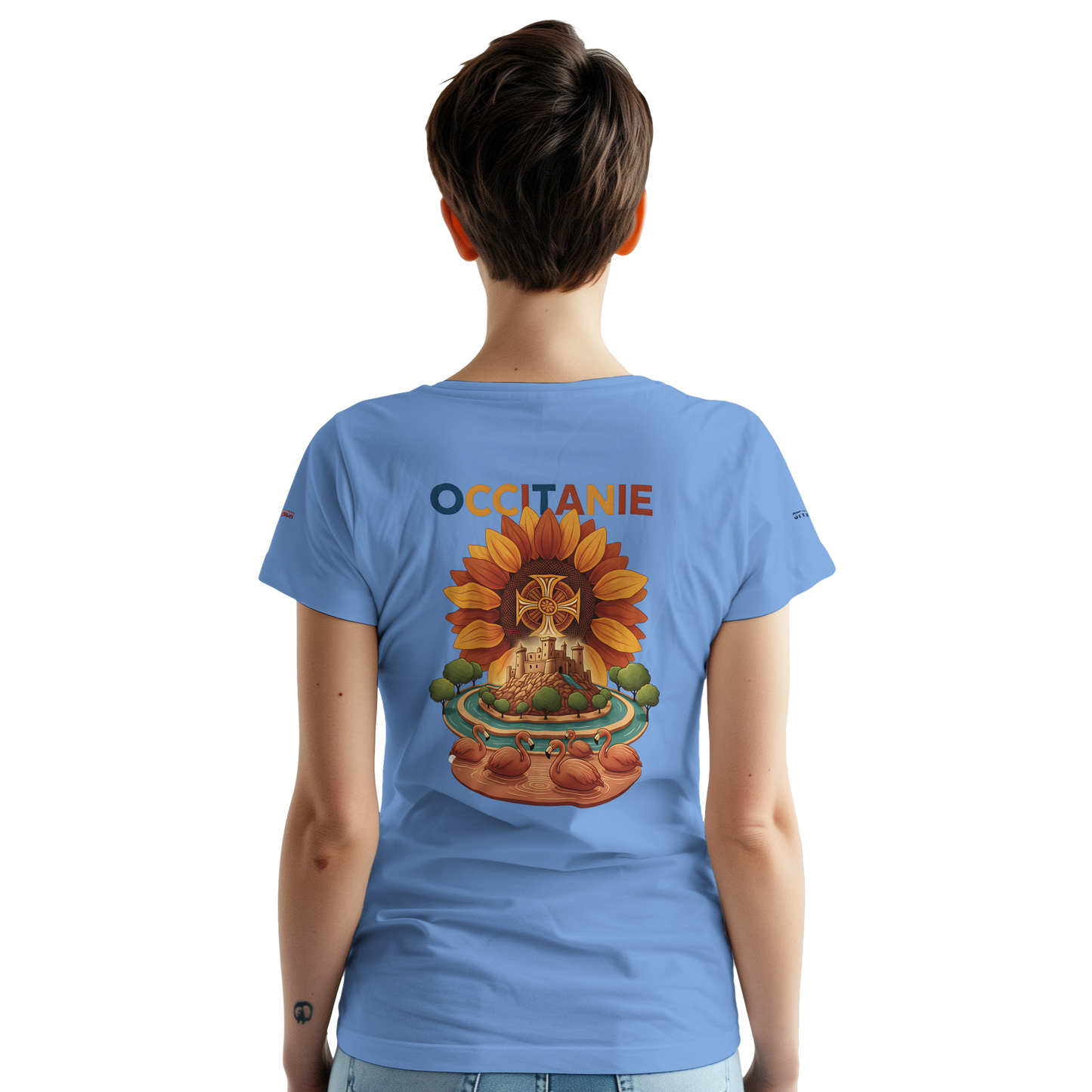 Unisex Occitania T-Shirt, dick, Rundhalsausschnitt | Gildan® 5000