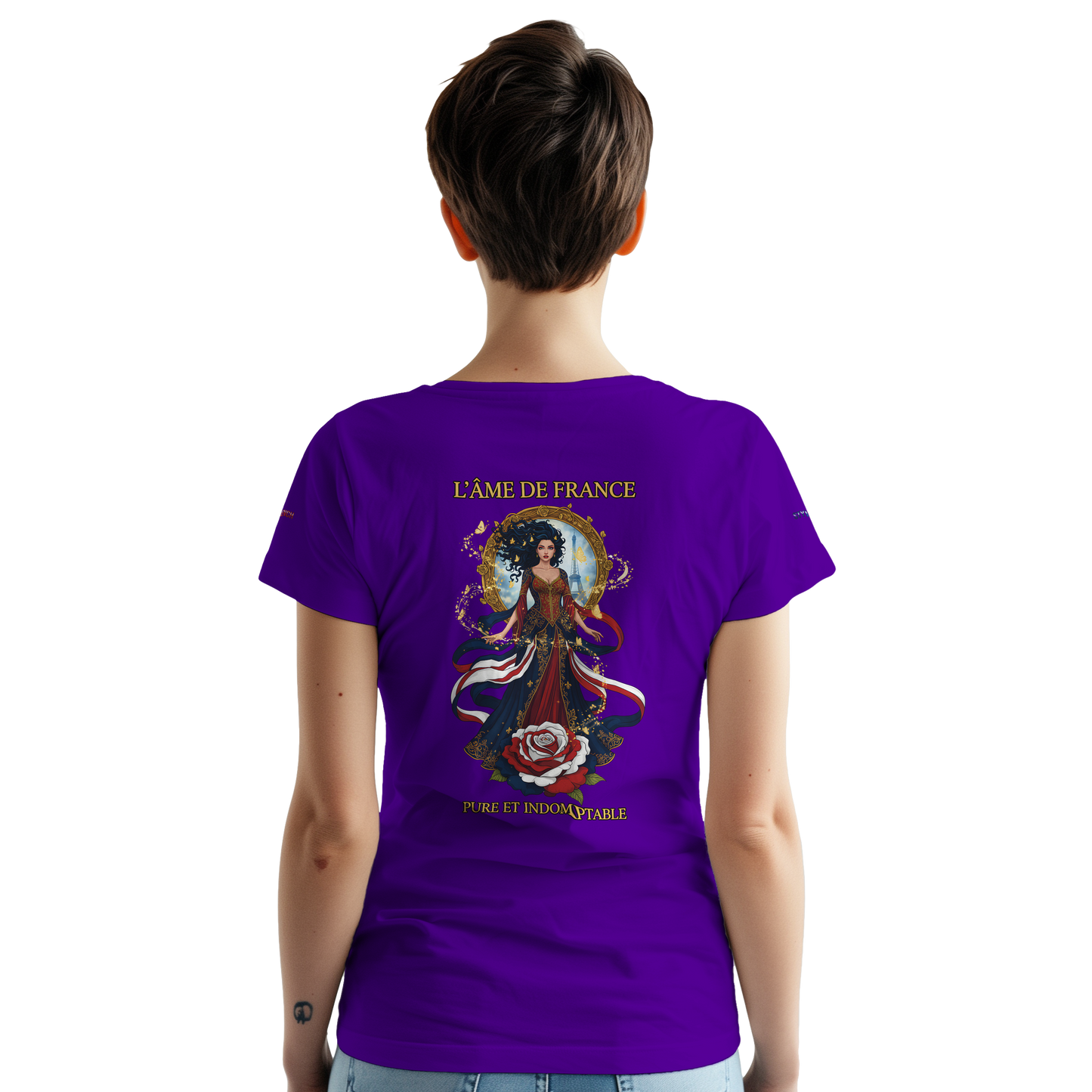 Women's T-shirt The Soul of France French Style Heavyweight Crewneck | Gildan® 5000