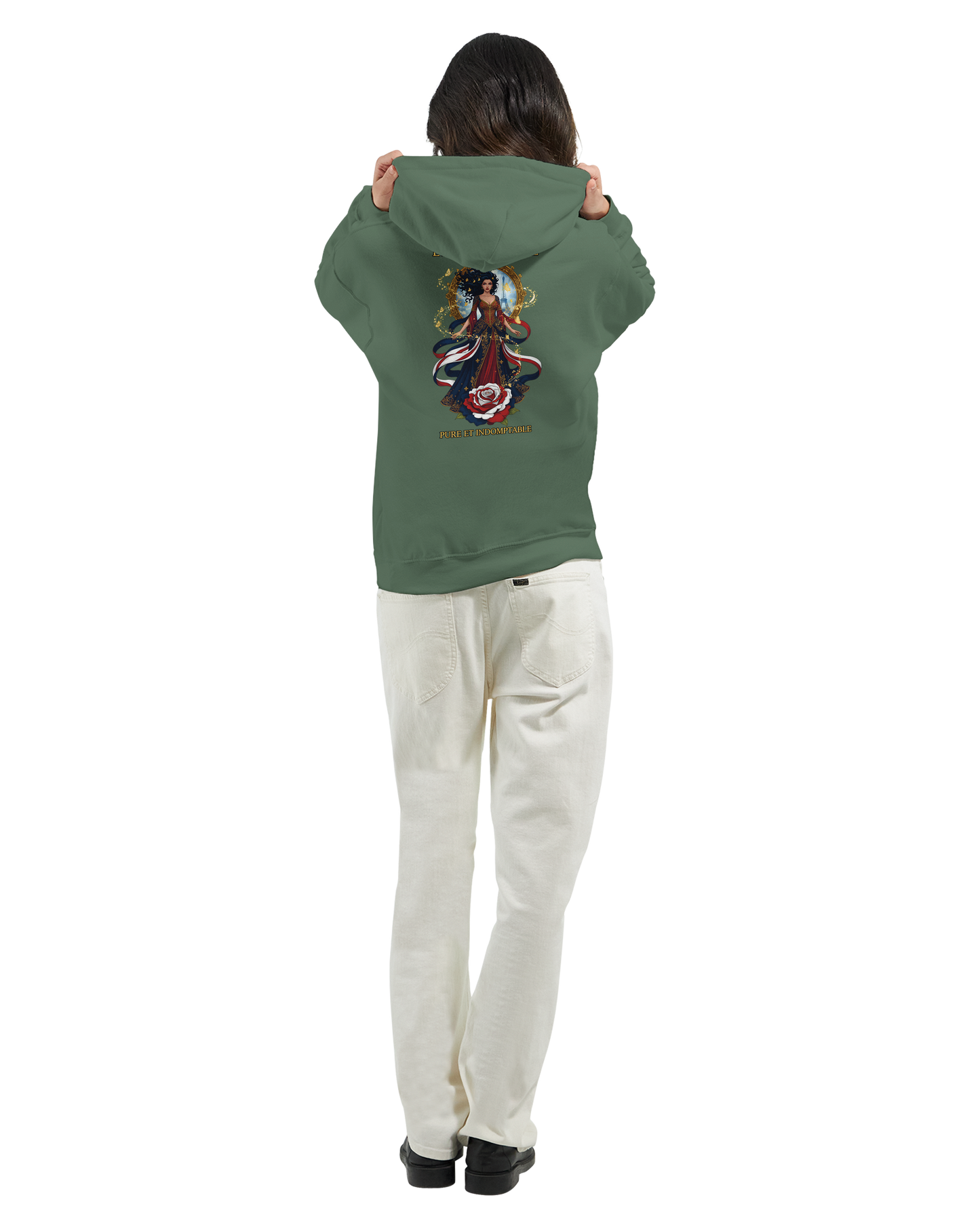 - Kapuzenpullover Damen French Style klassisch l'âme de France | Gildan® 18500
