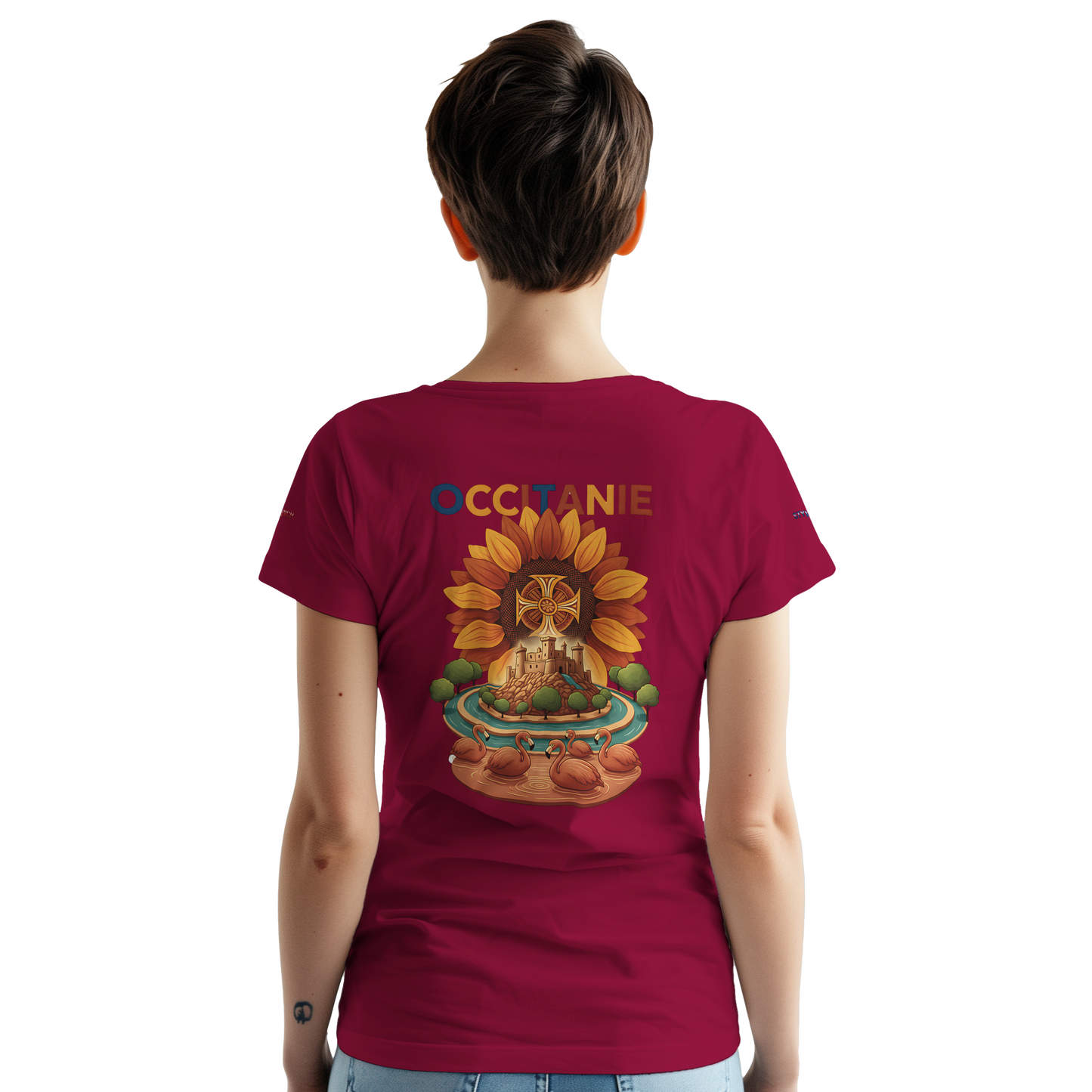 Unisex Occitania T-Shirt, dick, Rundhalsausschnitt | Gildan® 5000