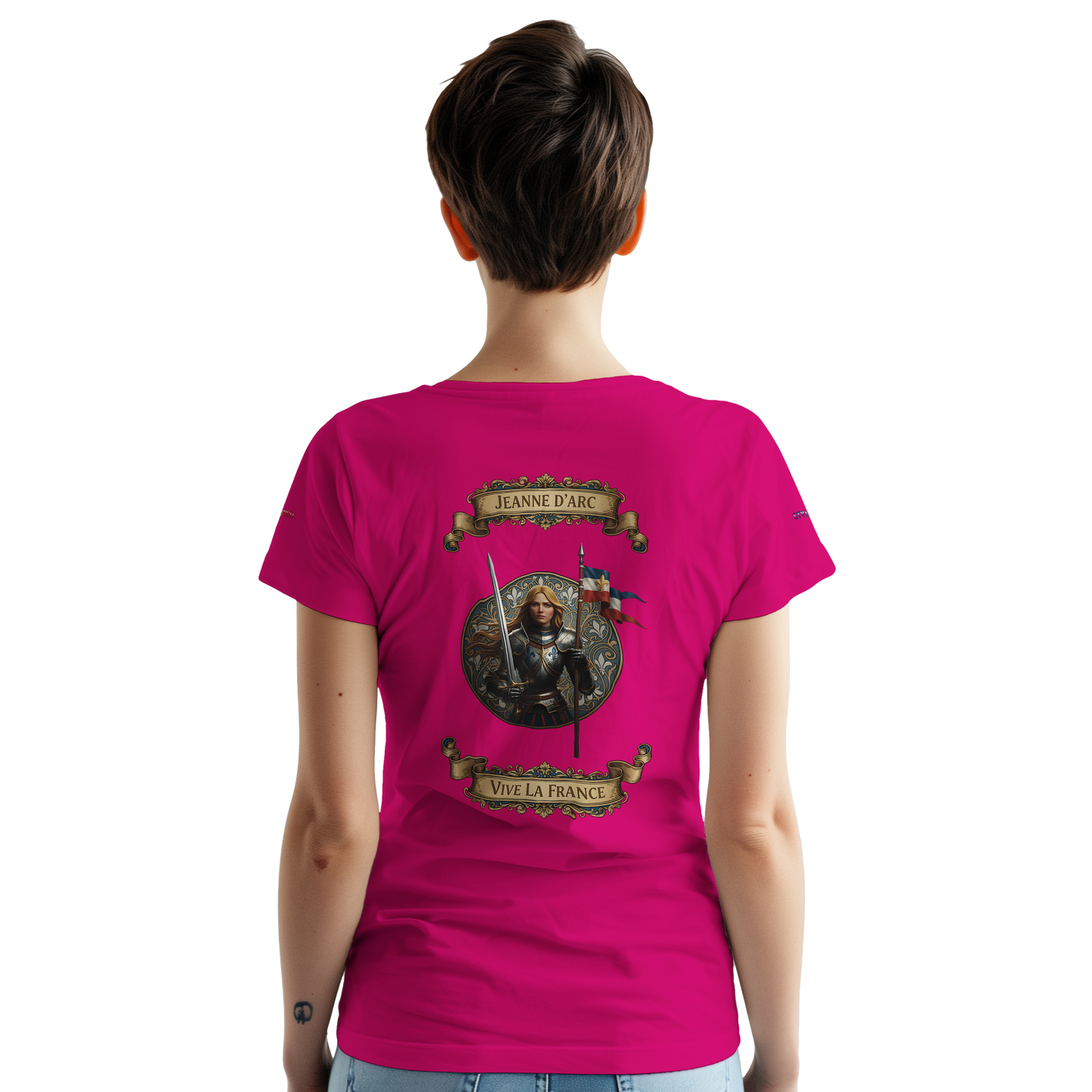 Damen T-Shirt Jeanne d'Arc dick Rundhals | Gildan® 5000