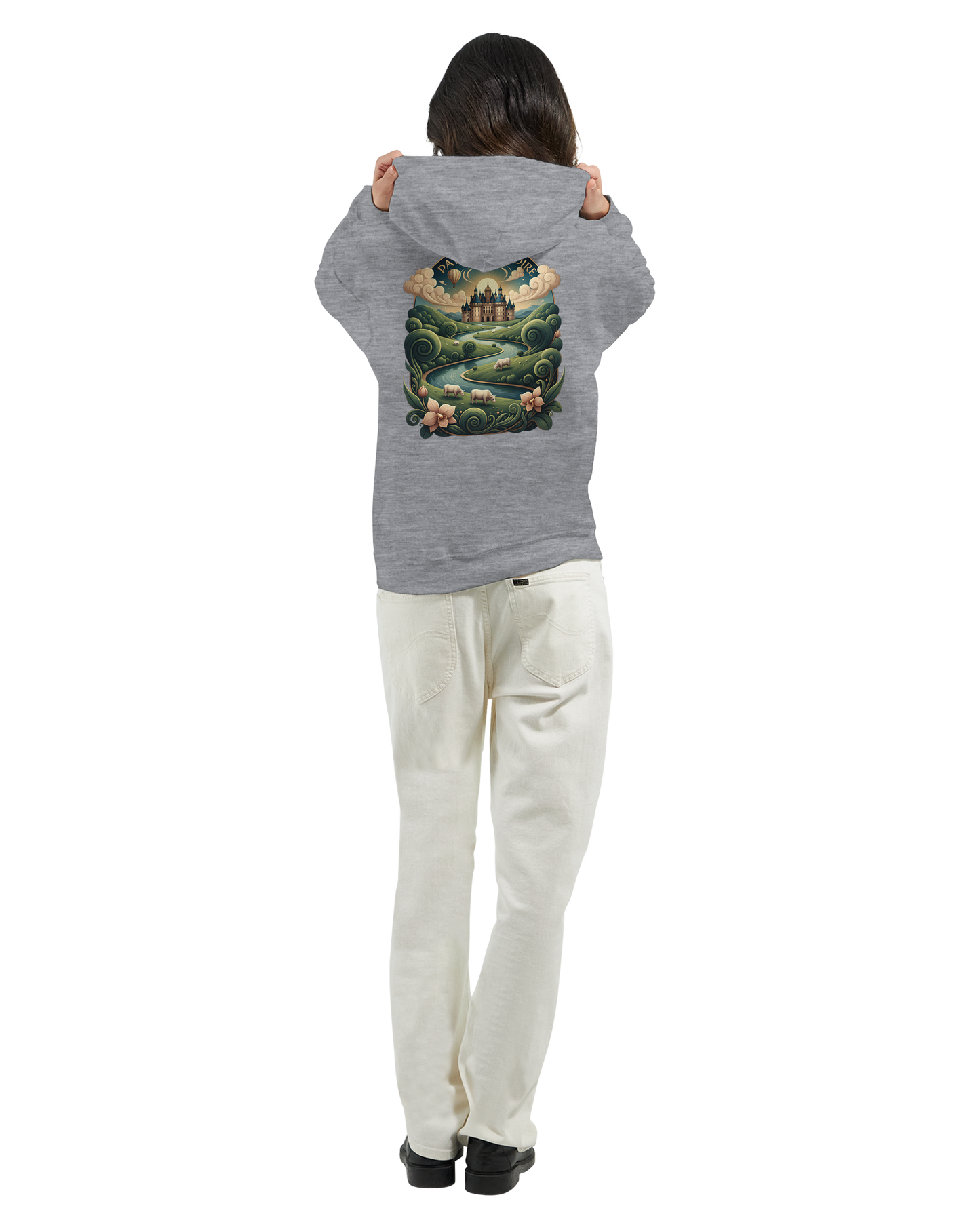 Klassischer Unisex-Kapuzenpullover Pays de la Loire | Gildan® 18500