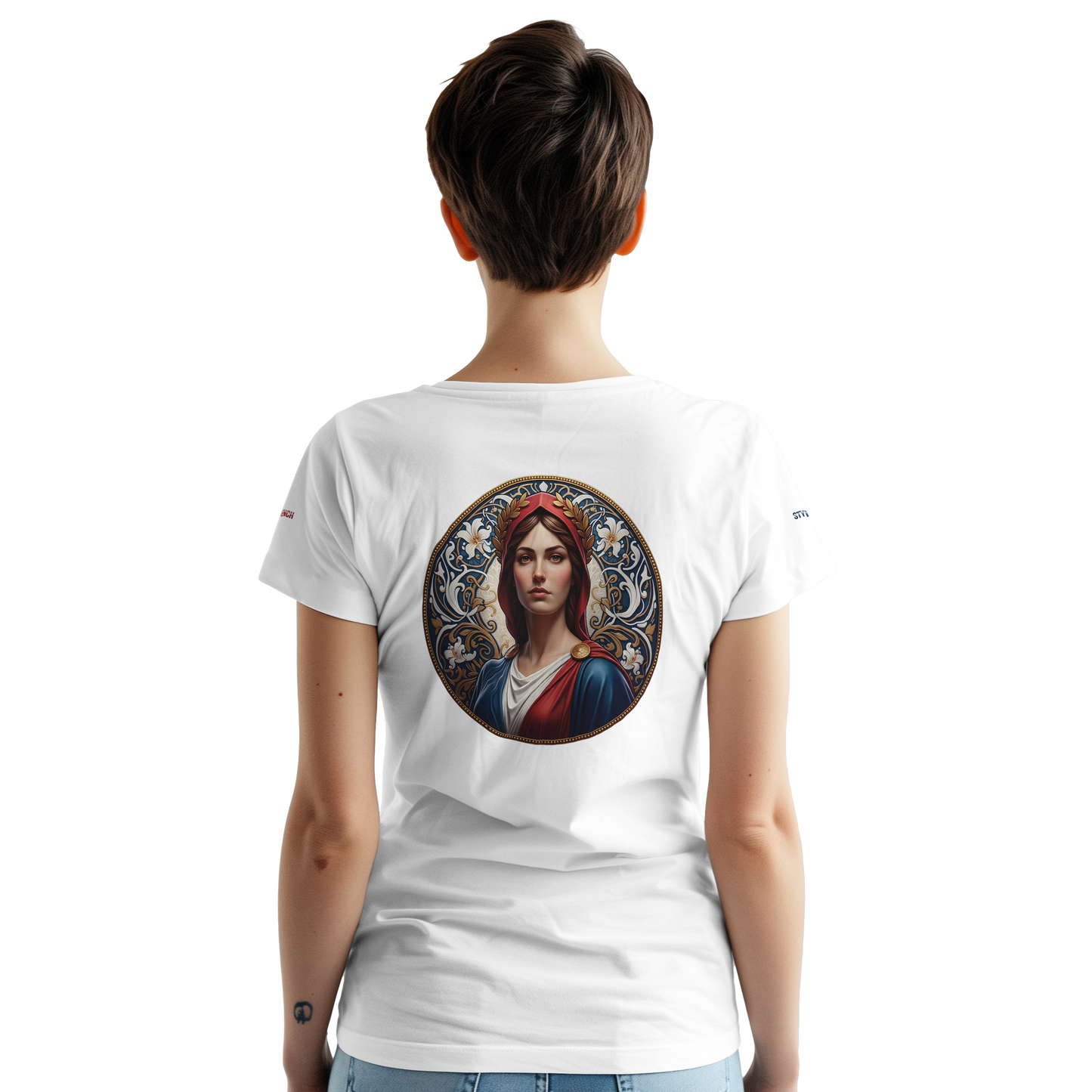 Damen T-Shirt Marianne dick, Rundhals | Gildan® 5000