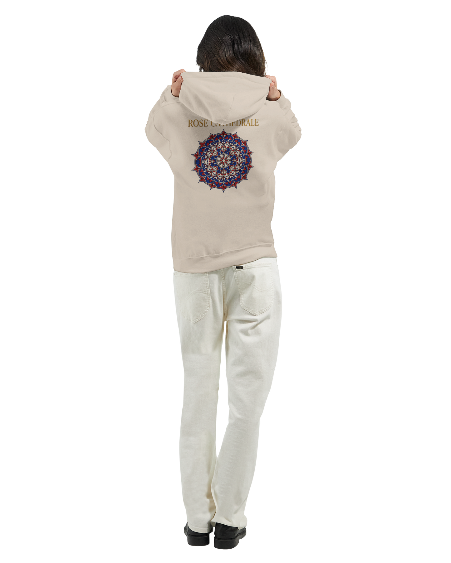 Rosa Kapuzenpullover für Damen Kathedrale Klassisch | Gildan® 18500