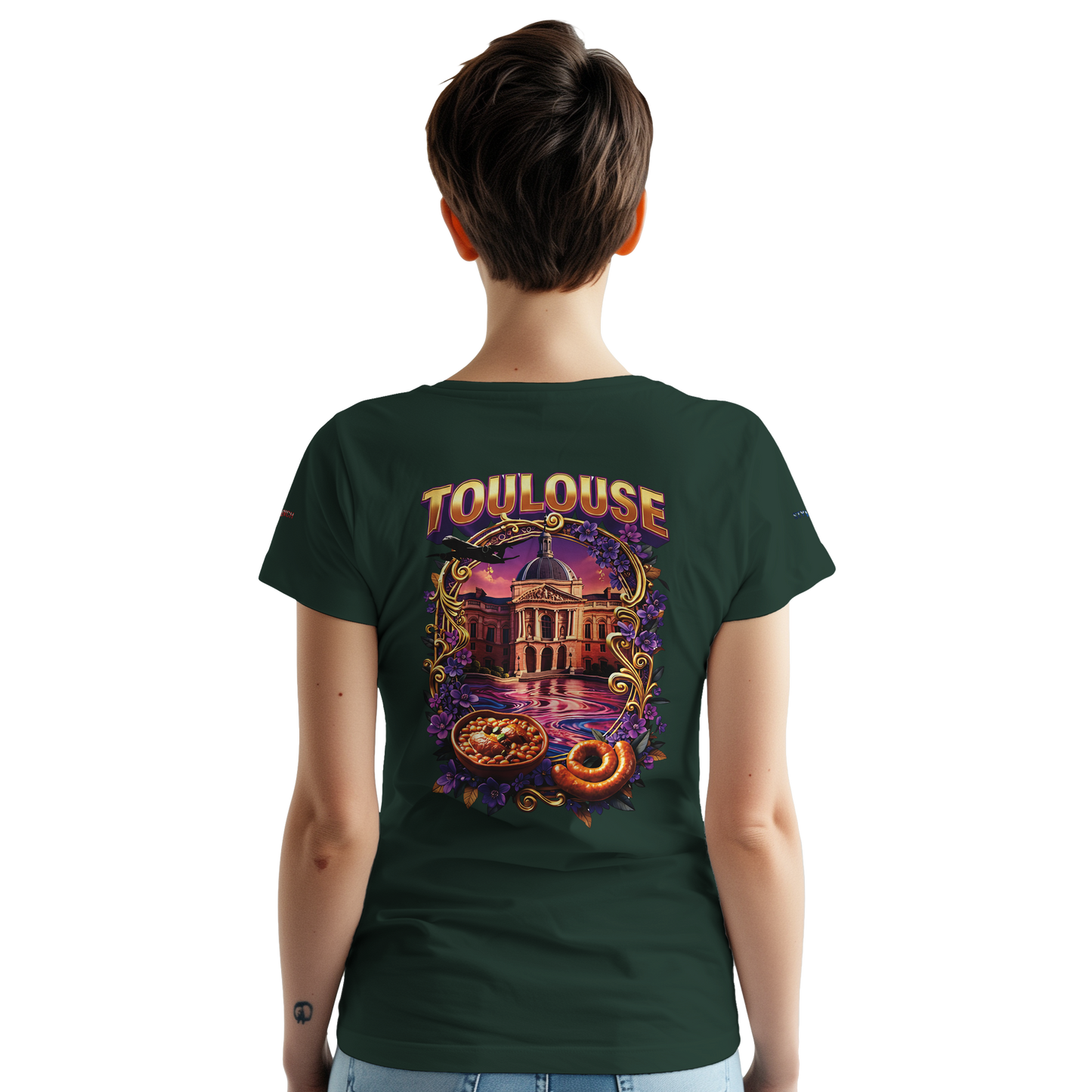 - Unisex Toulouse city of France heavy crewneck t-shirt | Gildan® 5000