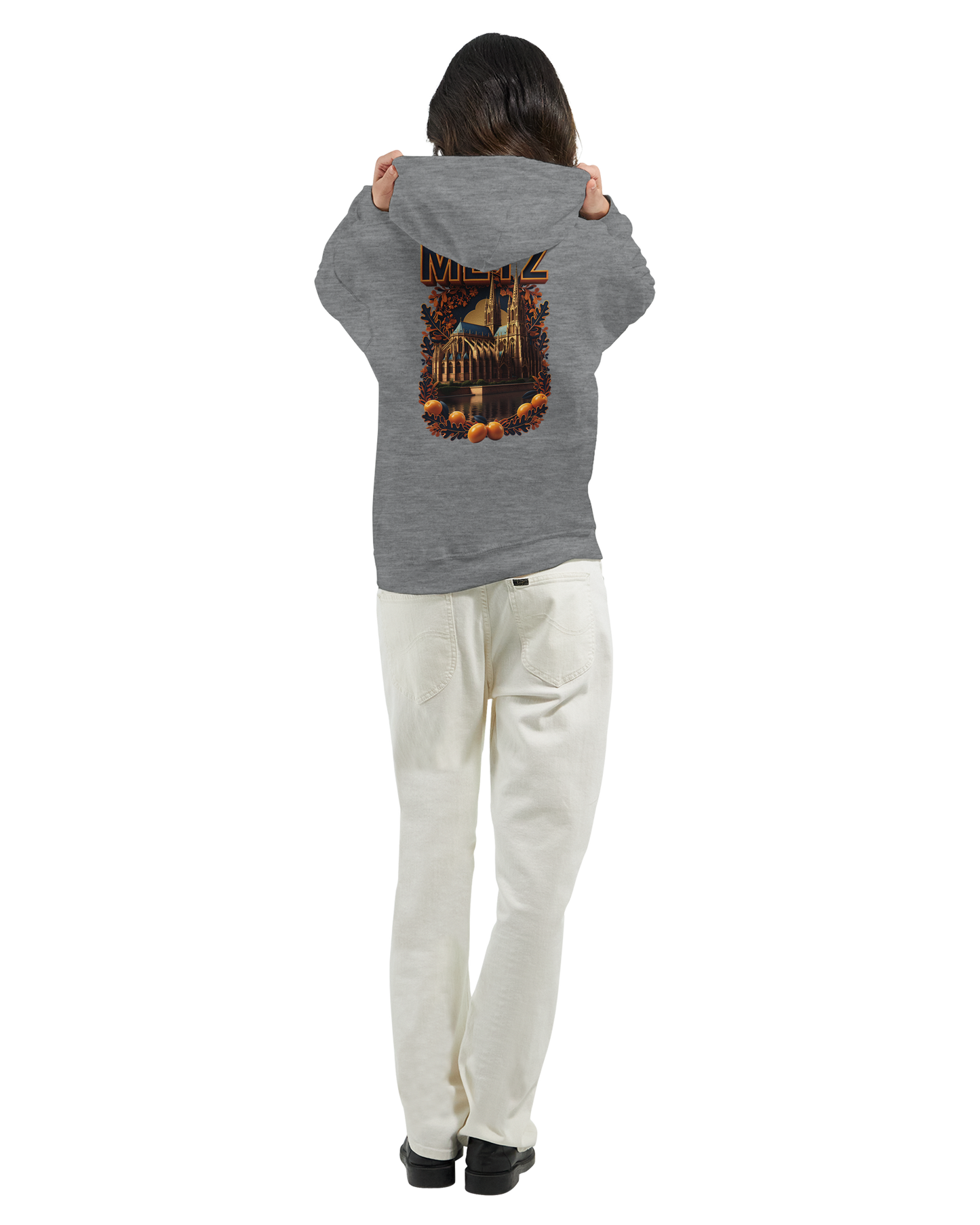 Unisex-Hoodie Metz Stadt Frankreich klassisch | Gildan® 18500