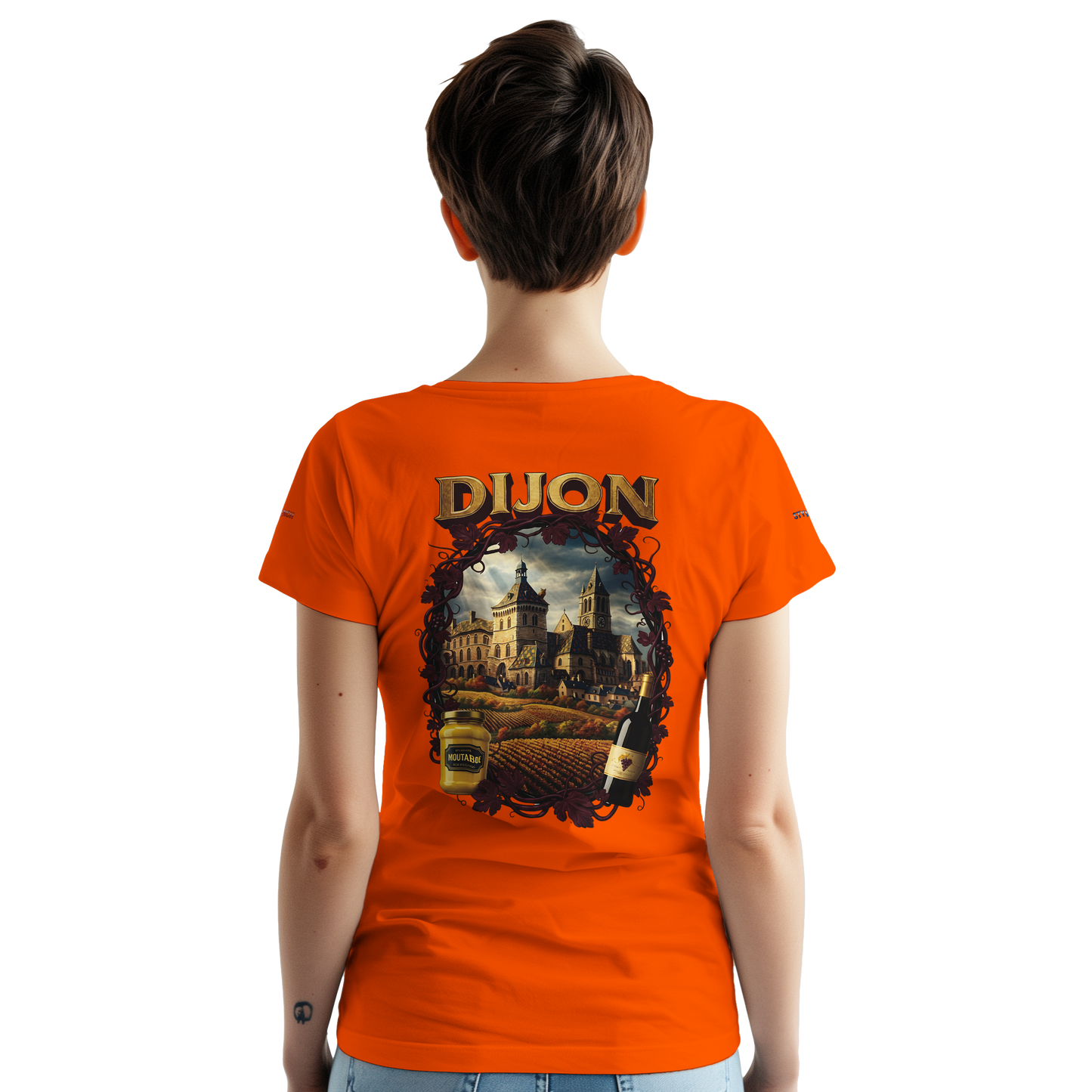 Unisex T-Shirt Dijon Stadt Frankreich dick Rundhals | Gildan® 5000