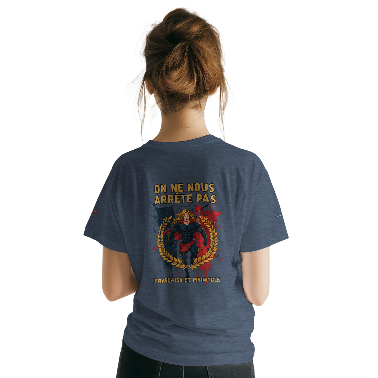 T-shirt Femme 'On ne nous arrête pas' – Coton Doux Premium