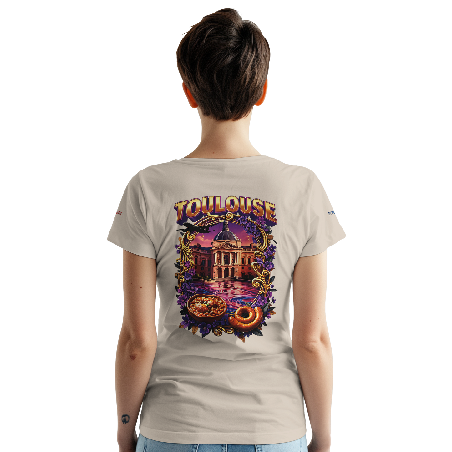 - Unisex Toulouse city of France heavy crewneck t-shirt | Gildan® 5000