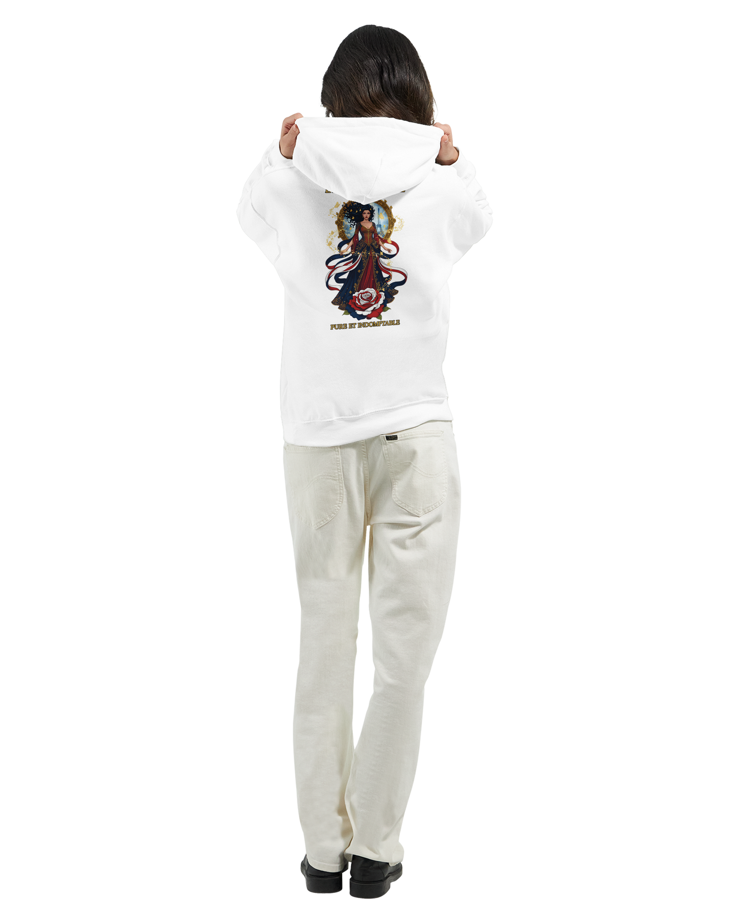 - Kapuzenpullover Damen French Style klassisch l'âme de France | Gildan® 18500