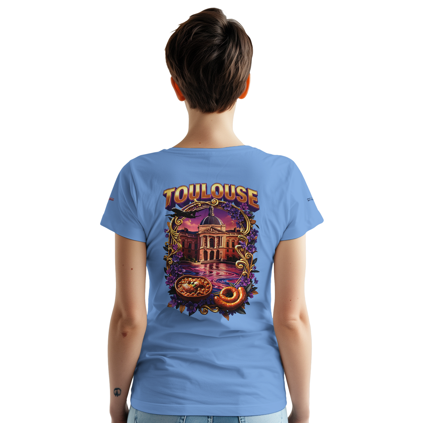 - Unisex Toulouse city of France heavy crewneck t-shirt | Gildan® 5000