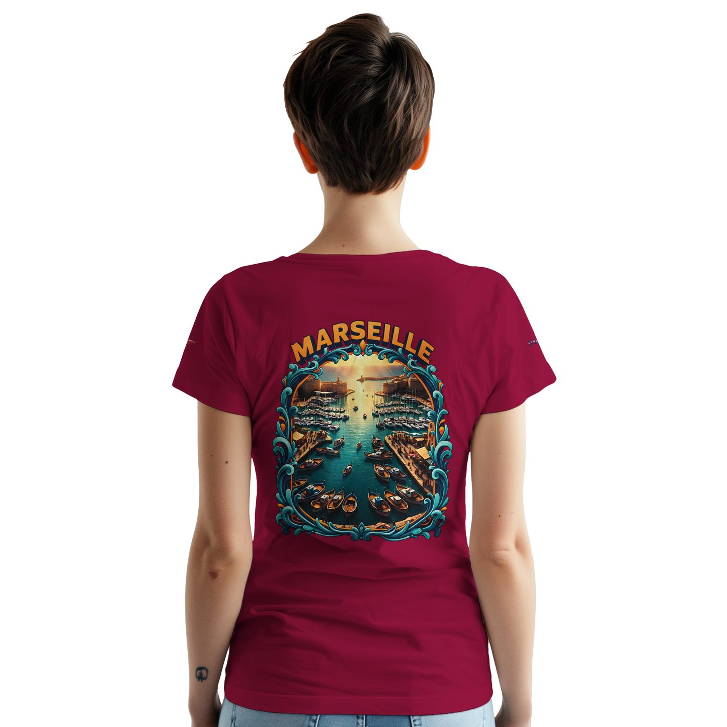 Unisex-T-Shirt Marseille, dick, Rundhalsausschnitt | Gildan® 5000