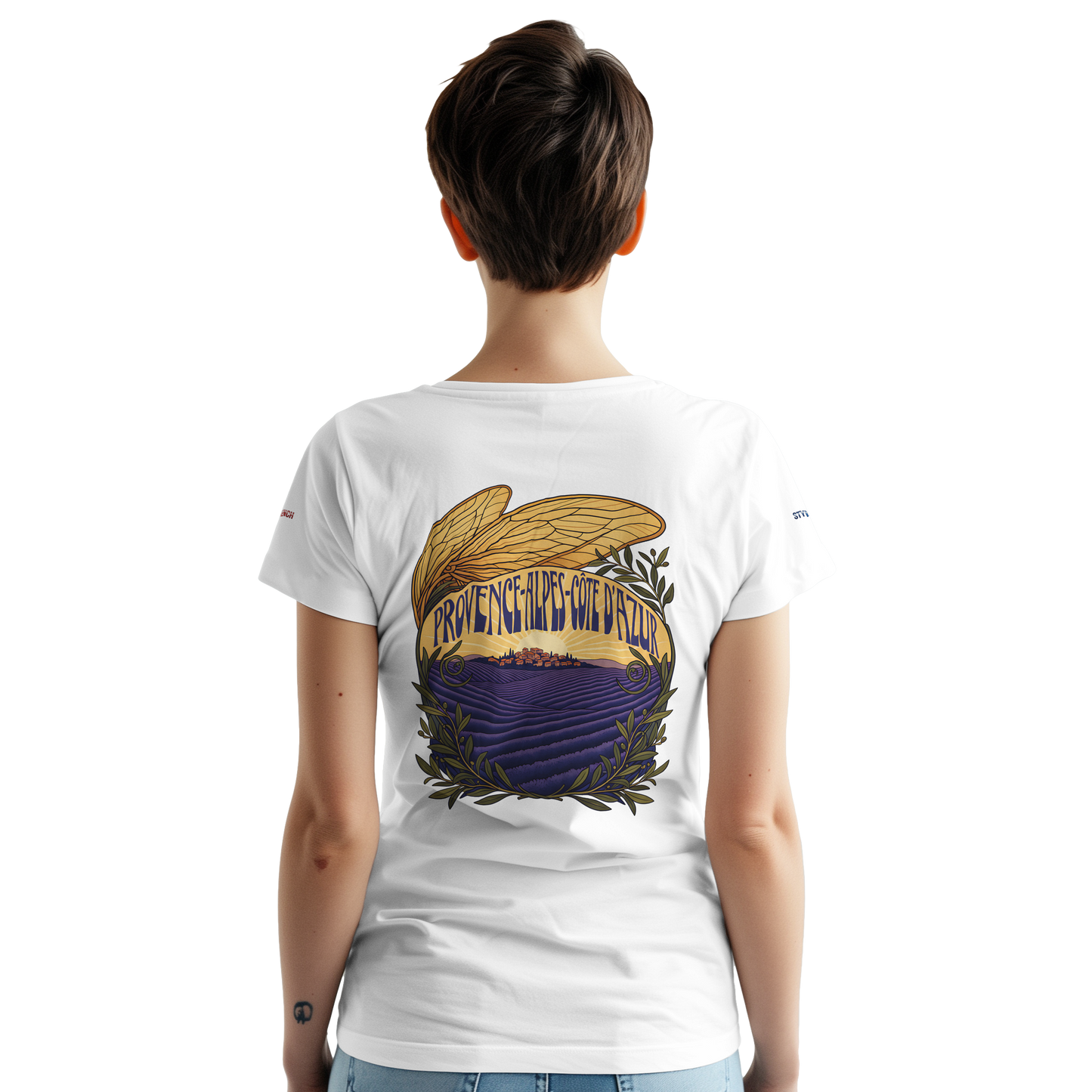 Unisex T-Shirt Provence-Alpes-Côte d'Azur, schwerer Rundhalsausschnitt | Gildan® 5000