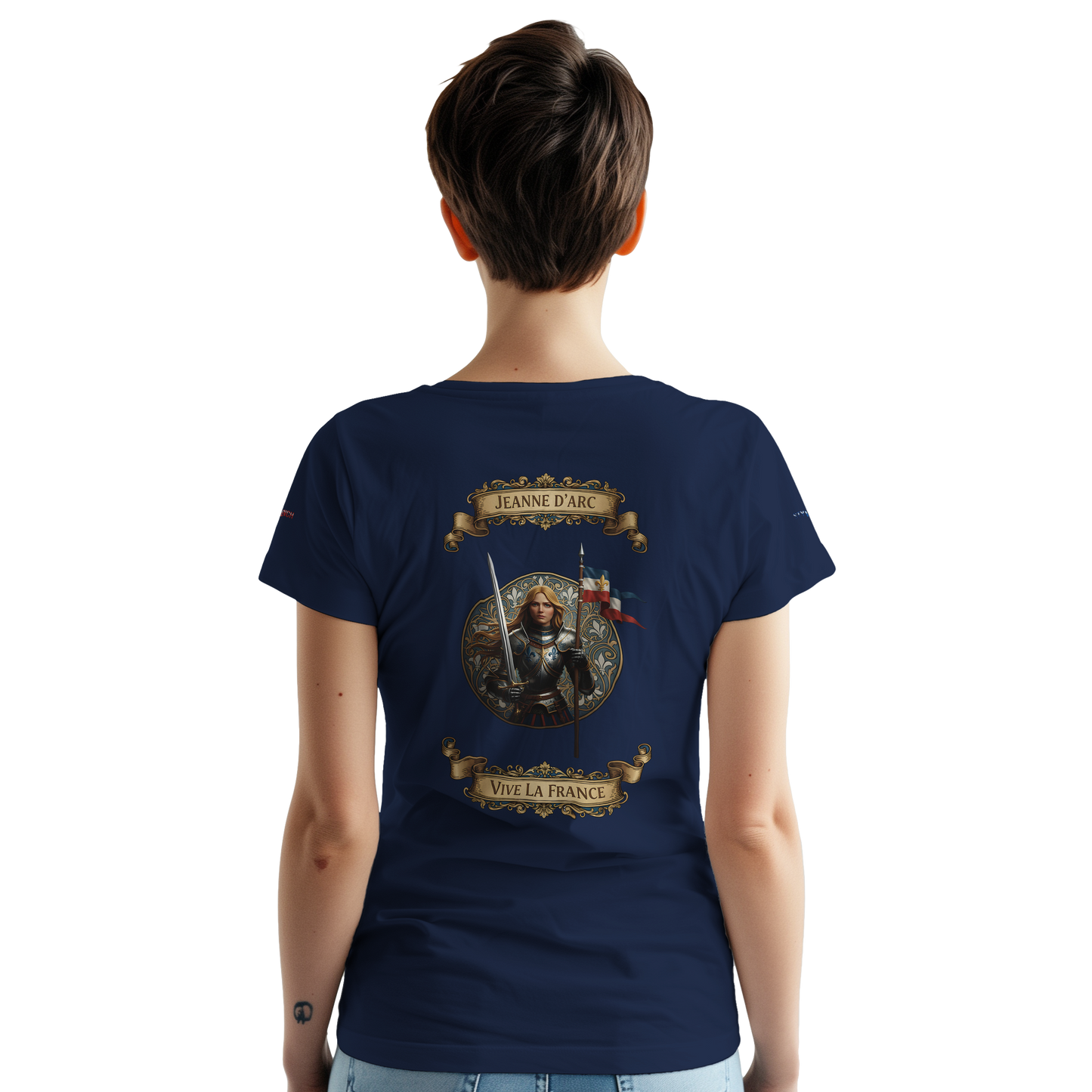 Damen T-Shirt Jeanne d'Arc dick Rundhals | Gildan® 5000