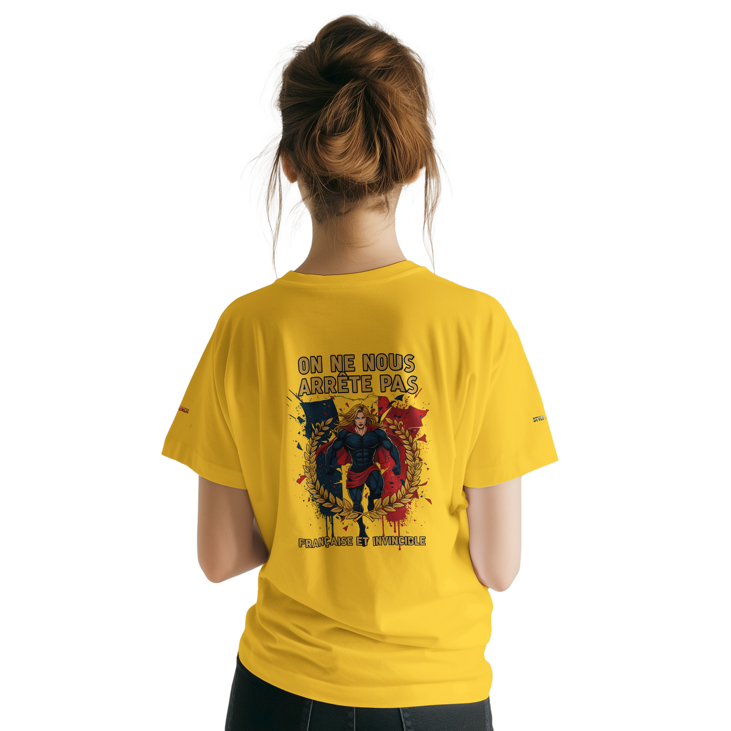 T-shirt Femme 'On ne nous arrête pas' – Coton Doux Premium