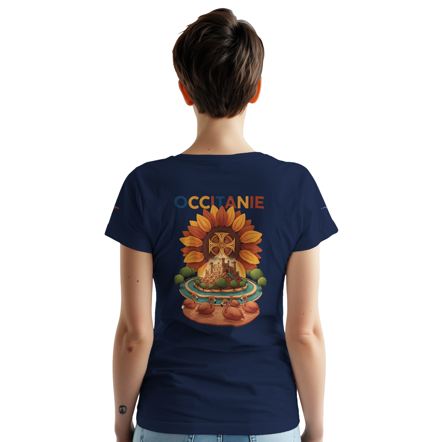 Unisex Occitania T-Shirt, dick, Rundhalsausschnitt | Gildan® 5000