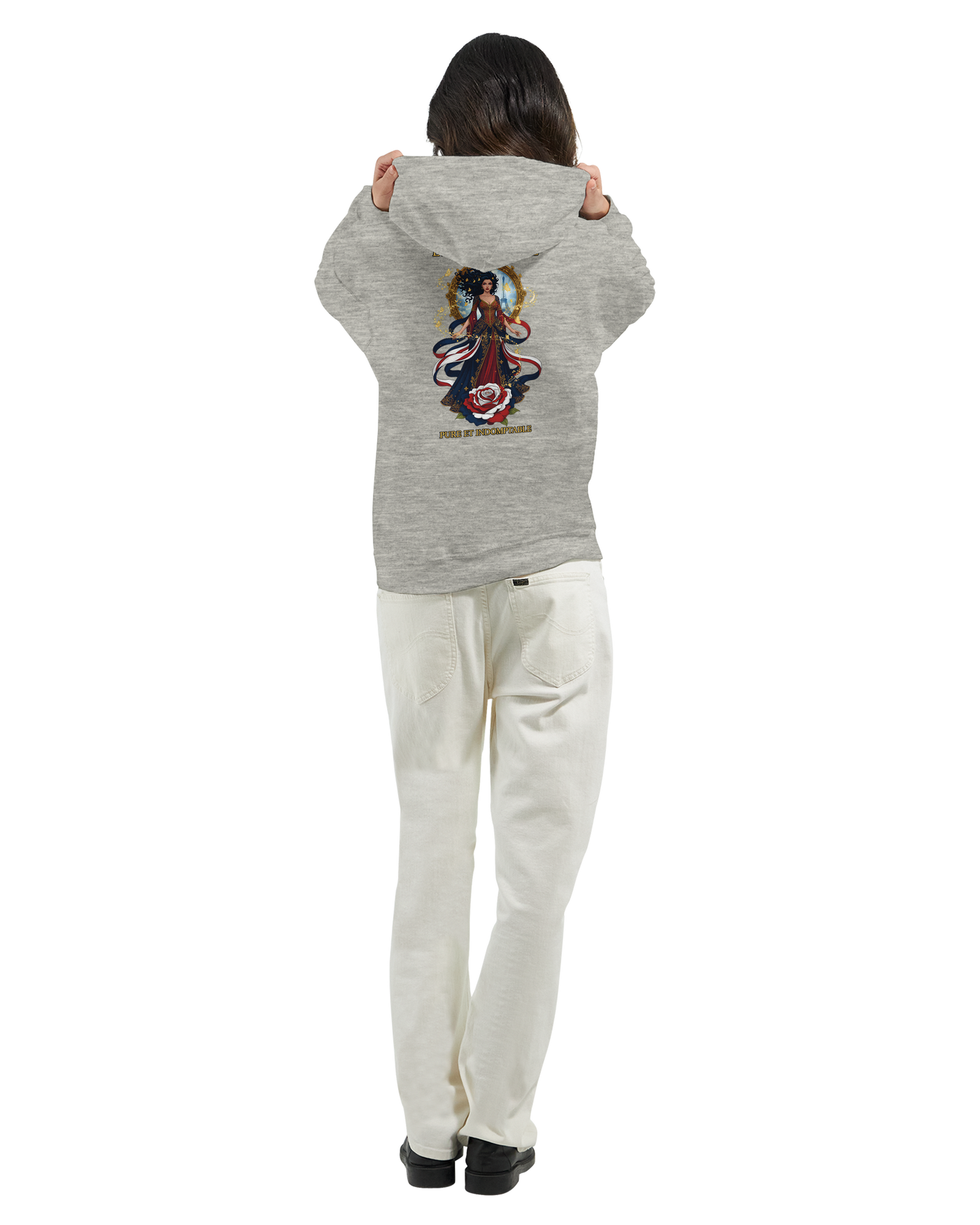 - Kapuzenpullover Damen French Style klassisch l'âme de France | Gildan® 18500