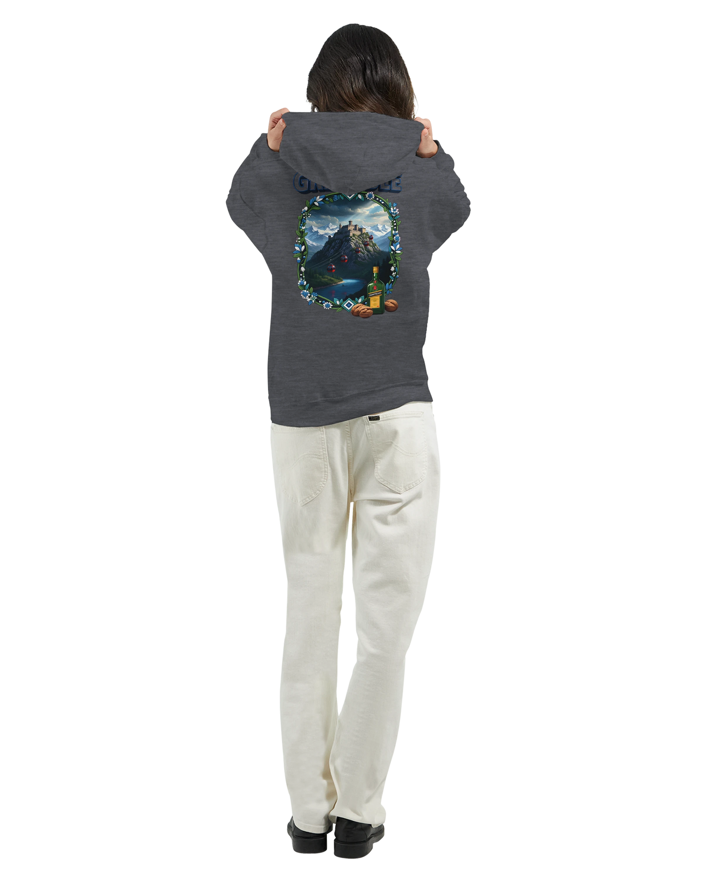 Kapuzenpullover Grenoble Stadt in Frankreich Unisex Classic | Gildan® 18500