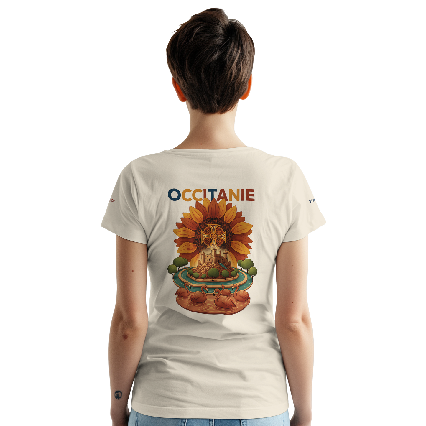 Unisex Occitania T-Shirt, dick, Rundhalsausschnitt | Gildan® 5000