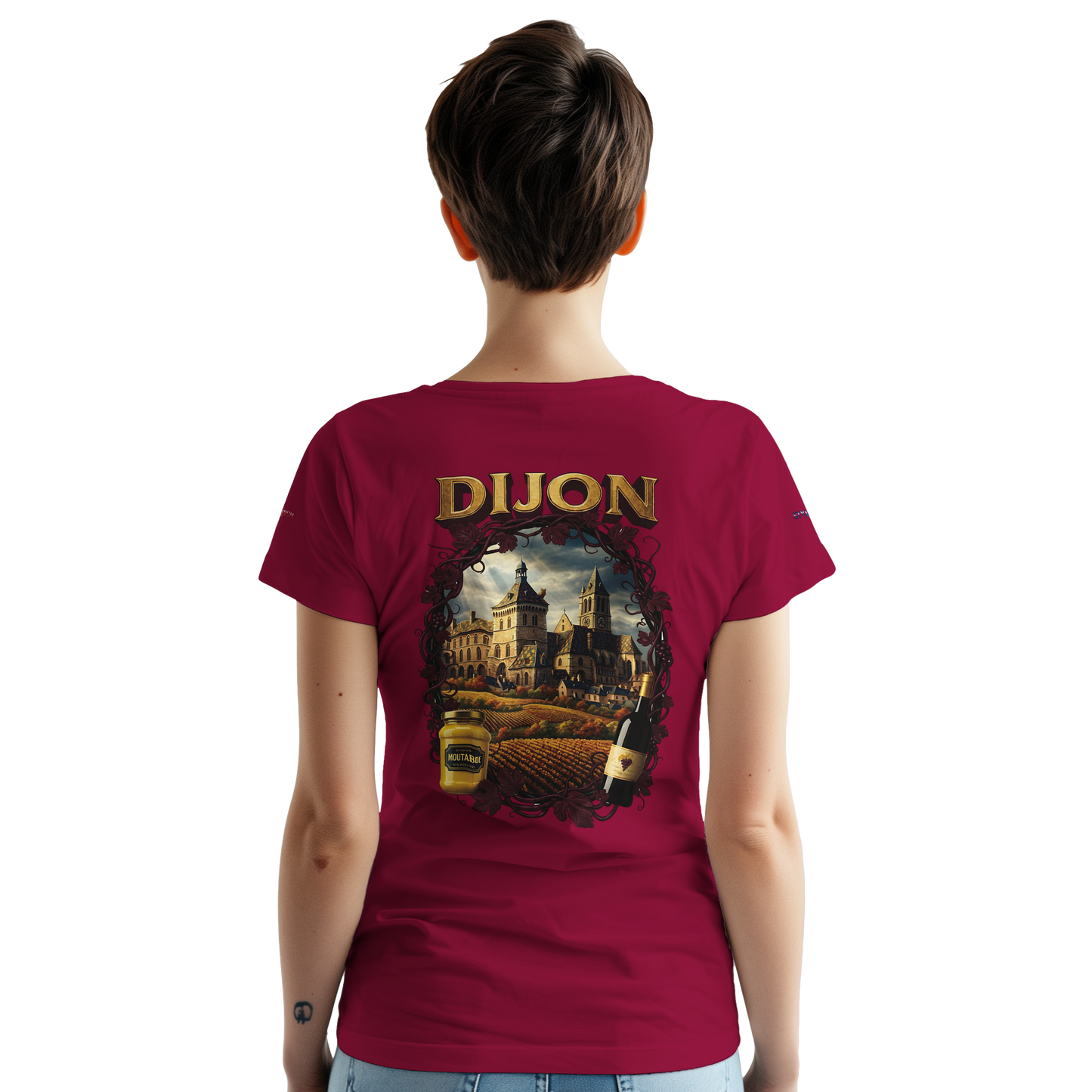 Unisex T-Shirt Dijon Stadt Frankreich dick Rundhals | Gildan® 5000