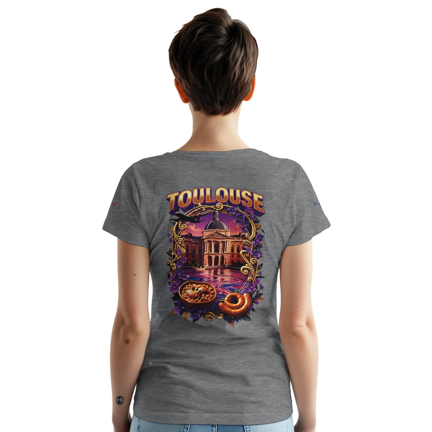 - Unisex Toulouse city of France heavy crewneck t-shirt | Gildan® 5000