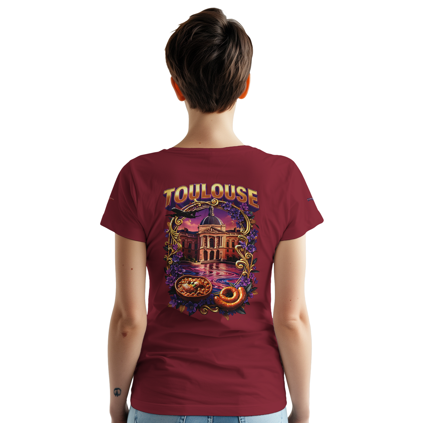 - Unisex Toulouse city of France heavy crewneck t-shirt | Gildan® 5000