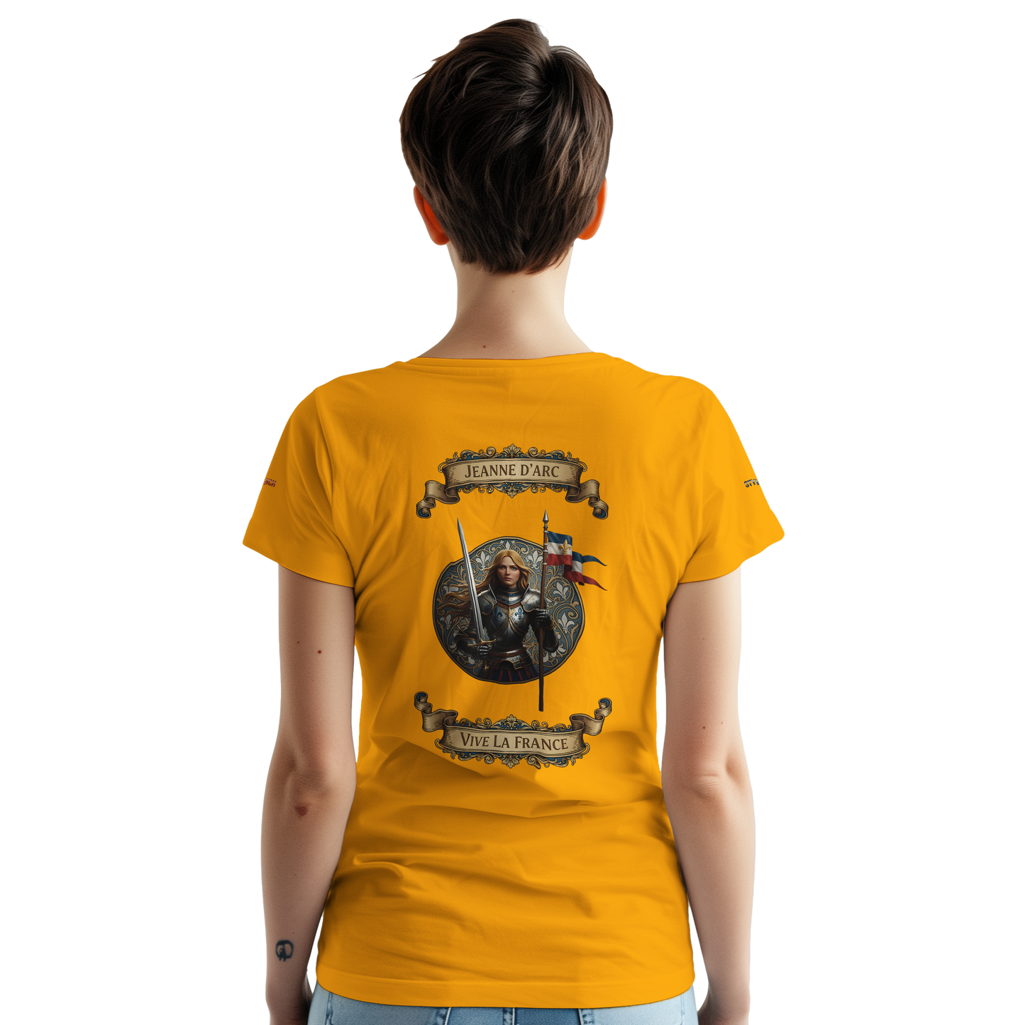 Damen T-Shirt Jeanne d'Arc dick Rundhals | Gildan® 5000