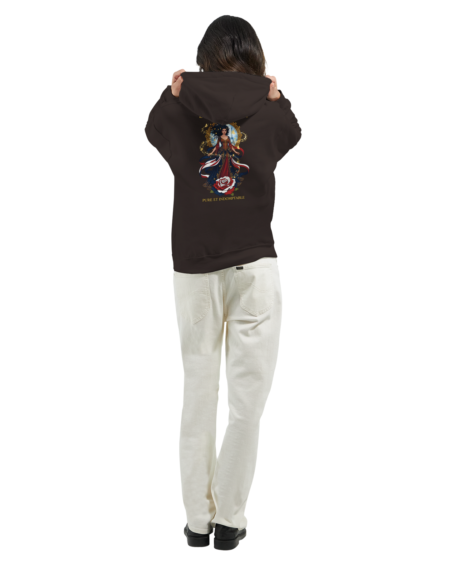 - Kapuzenpullover Damen French Style klassisch l'âme de France | Gildan® 18500