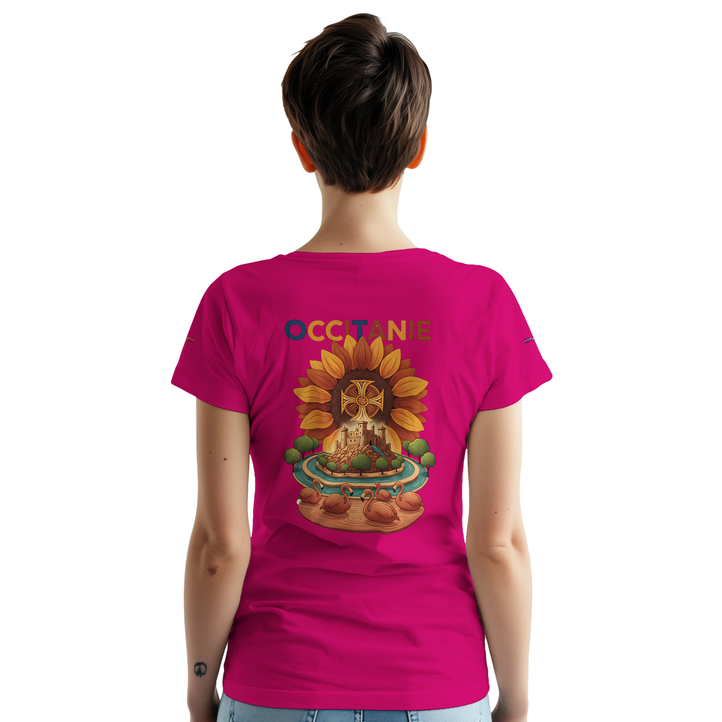 Unisex Occitania T-Shirt, dick, Rundhalsausschnitt | Gildan® 5000