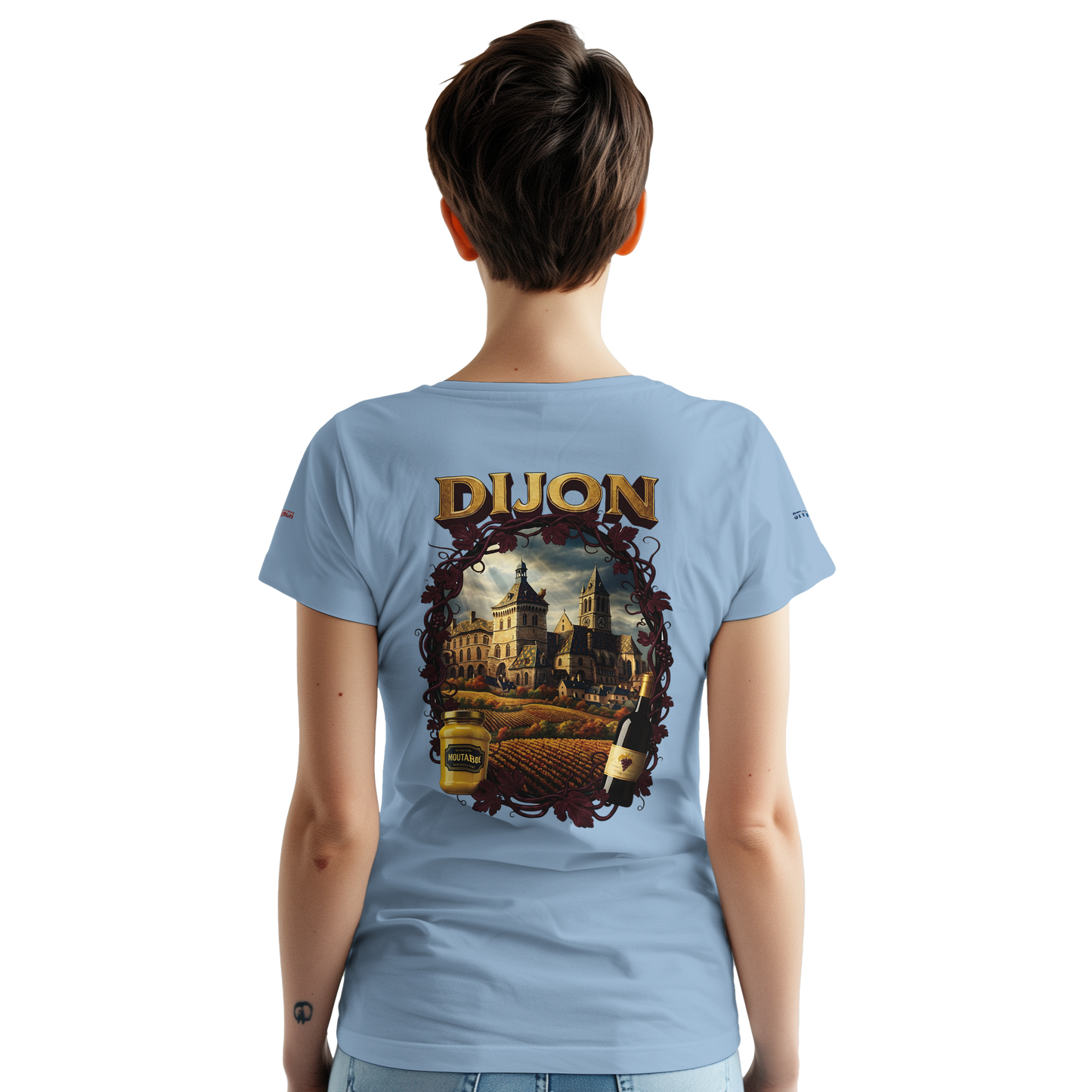 Unisex T-Shirt Dijon Stadt Frankreich dick Rundhals | Gildan® 5000
