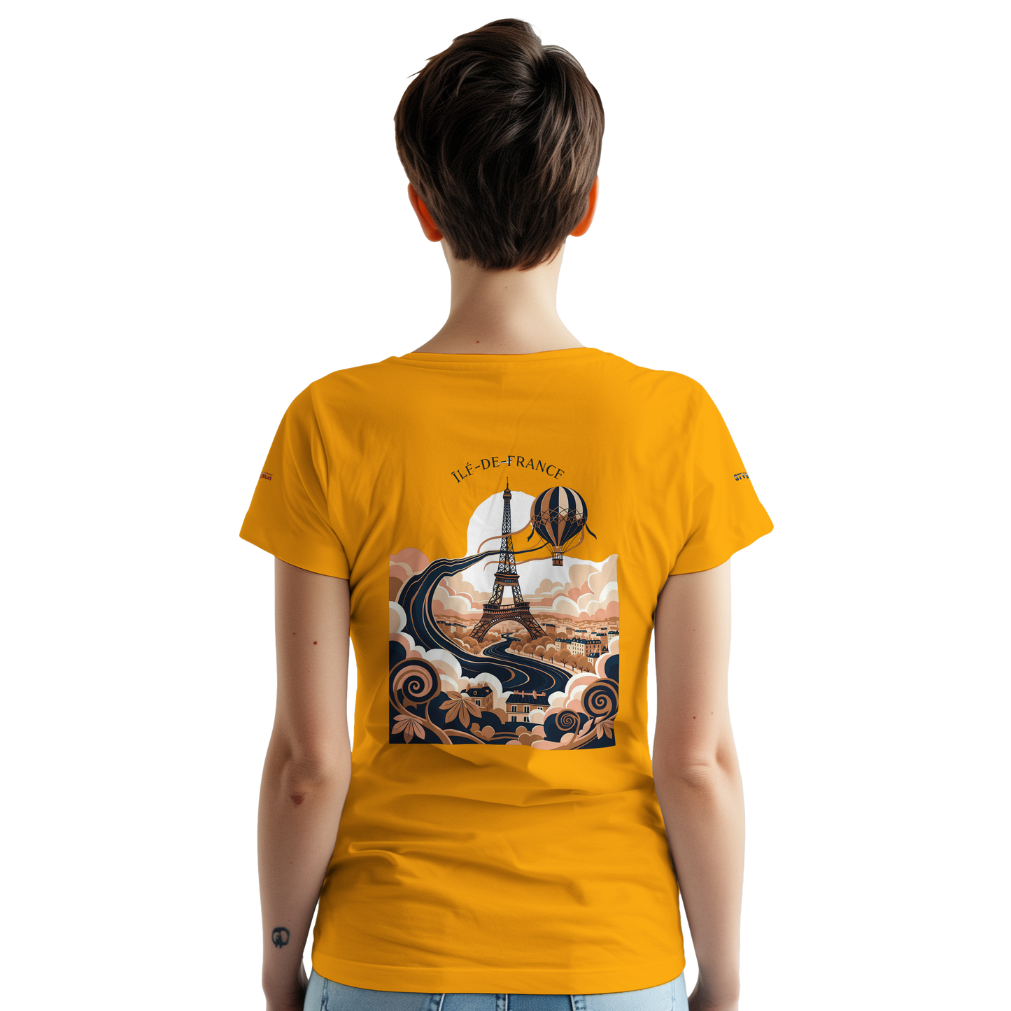 Unisex T-Shirt Île-de-France dick rundhals | Gildan® 5000