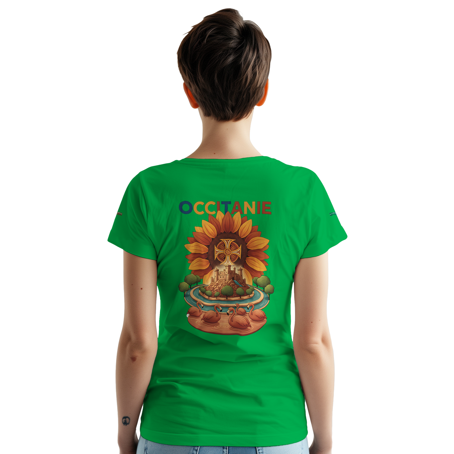 Unisex Occitania T-Shirt, dick, Rundhalsausschnitt | Gildan® 5000