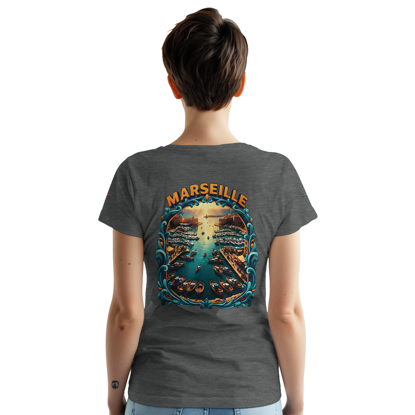 Unisex-T-Shirt Marseille, dick, Rundhalsausschnitt | Gildan® 5000