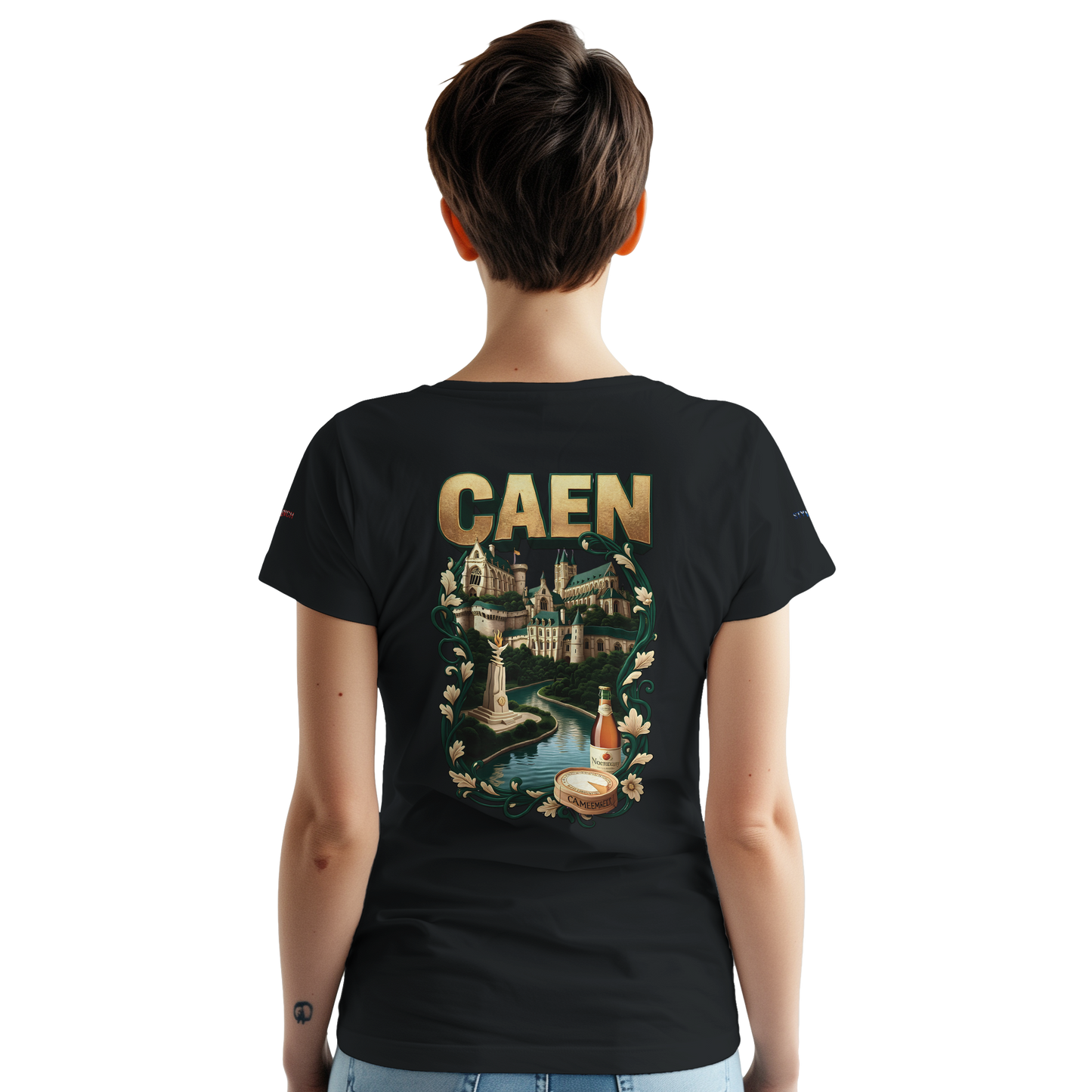 Unisex-T-Shirt Caen Stadt in Frankreich | Gildan® 5000