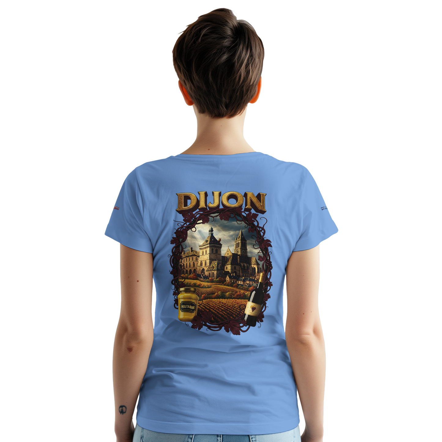 Unisex T-Shirt Dijon Stadt Frankreich dick Rundhals | Gildan® 5000