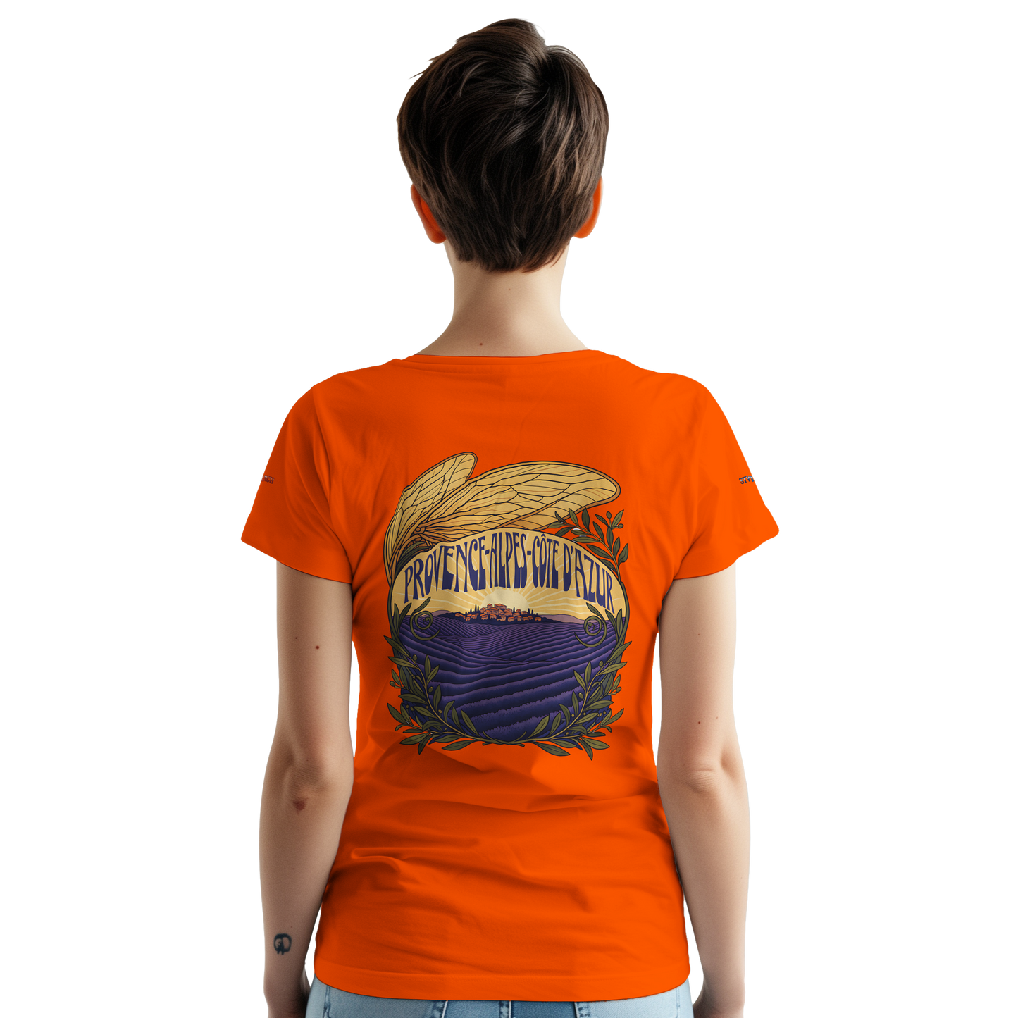 Unisex T-Shirt Provence-Alpes-Côte d'Azur, schwerer Rundhalsausschnitt | Gildan® 5000