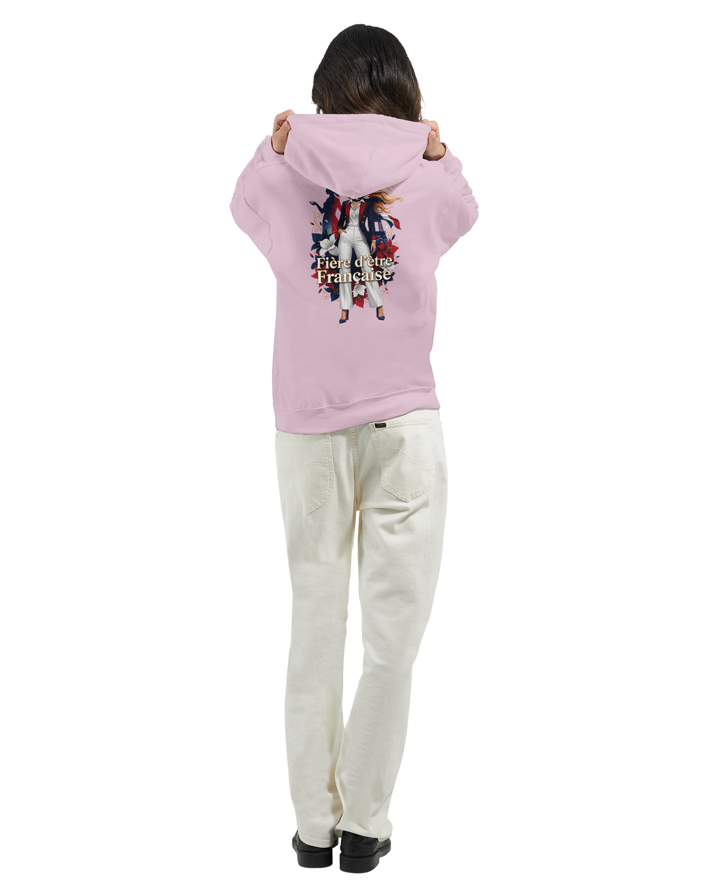 Sweat à capuche fière d'être française   – Doux, chaud et confortable pour l'hiver