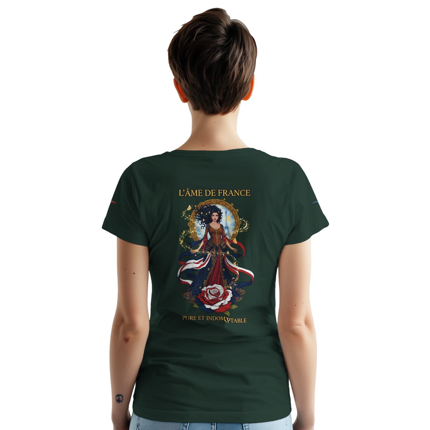 Women's T-shirt The Soul of France French Style Heavyweight Crewneck | Gildan® 5000