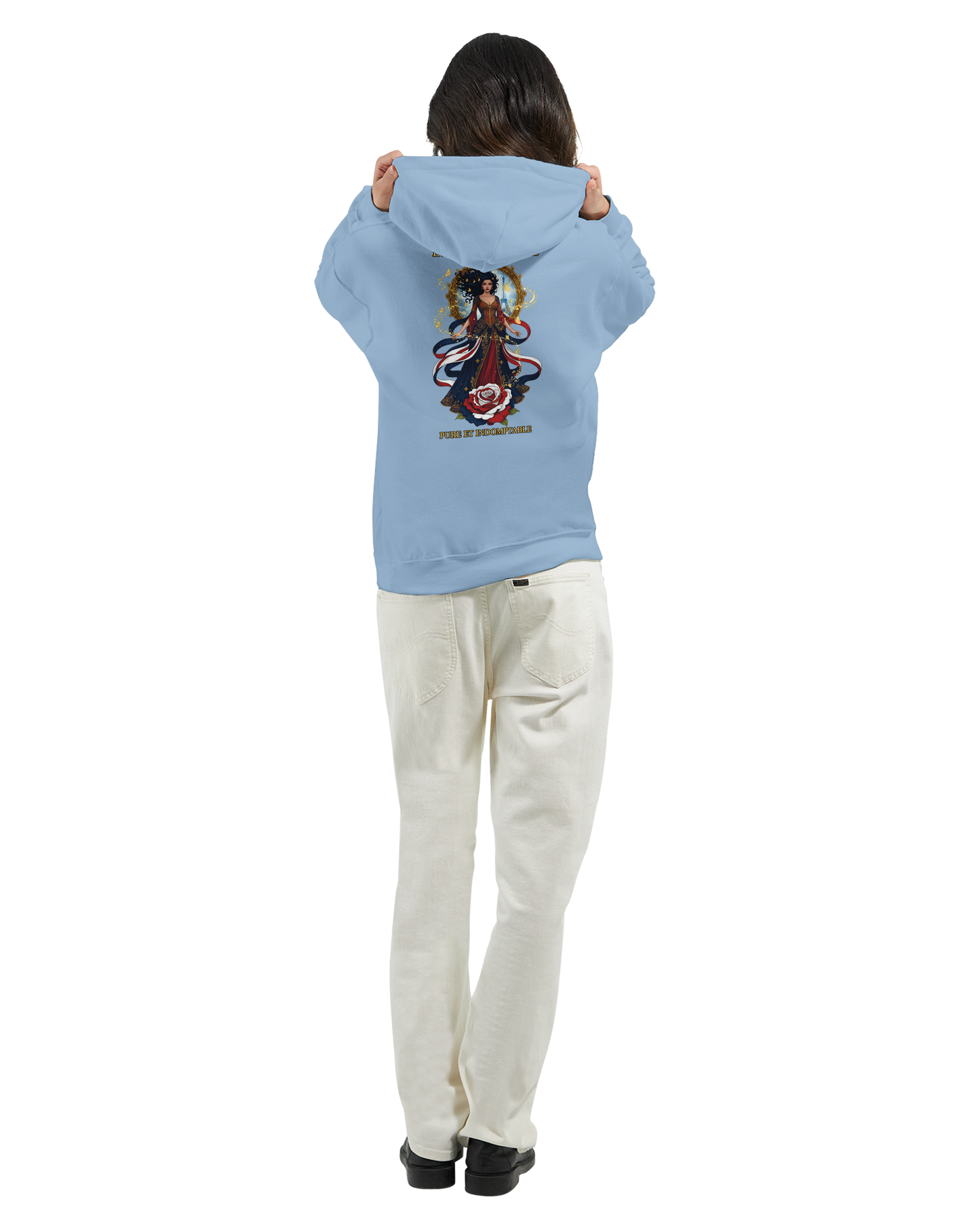 - Kapuzenpullover Damen French Style klassisch l'âme de France | Gildan® 18500