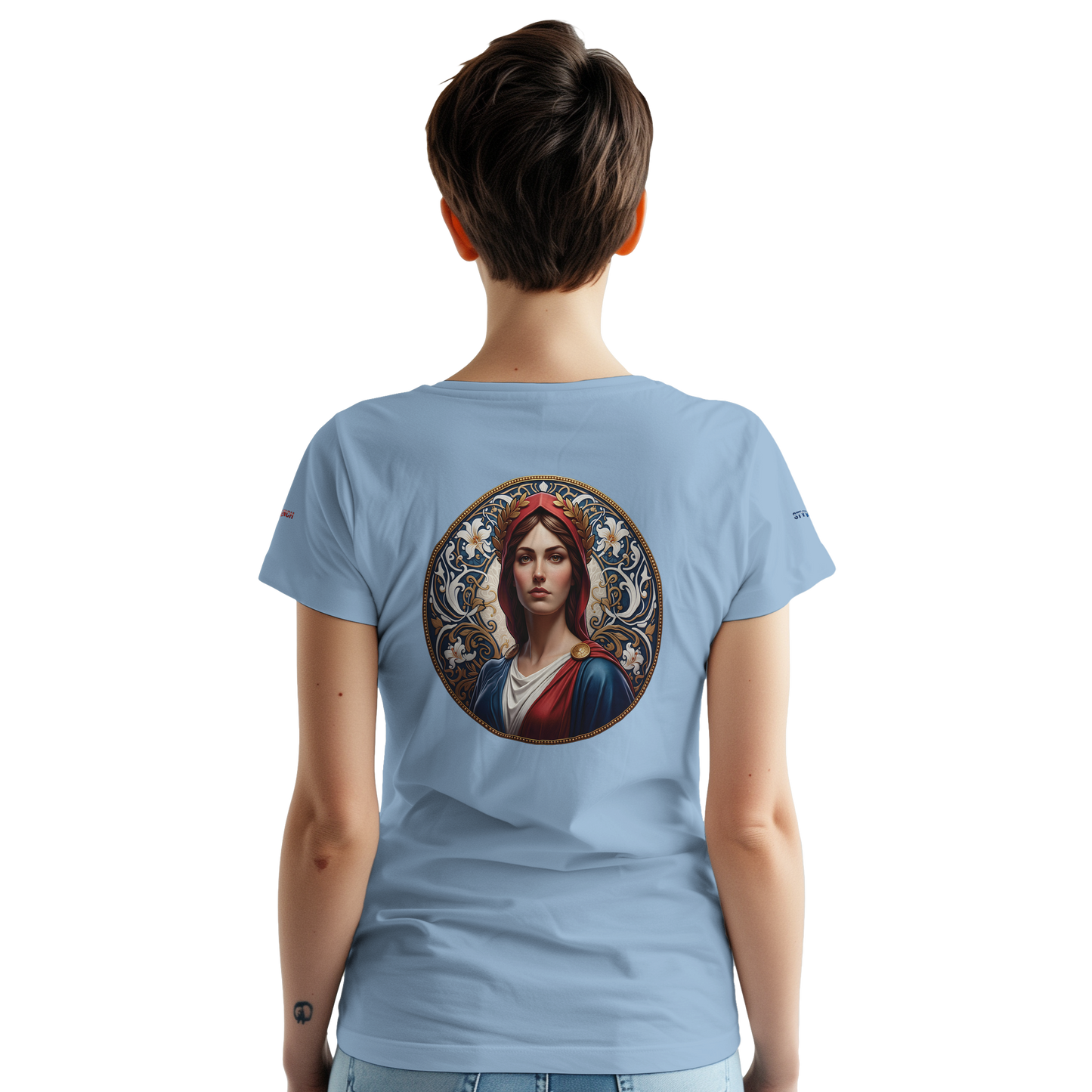 Damen T-Shirt Marianne dick, Rundhals | Gildan® 5000