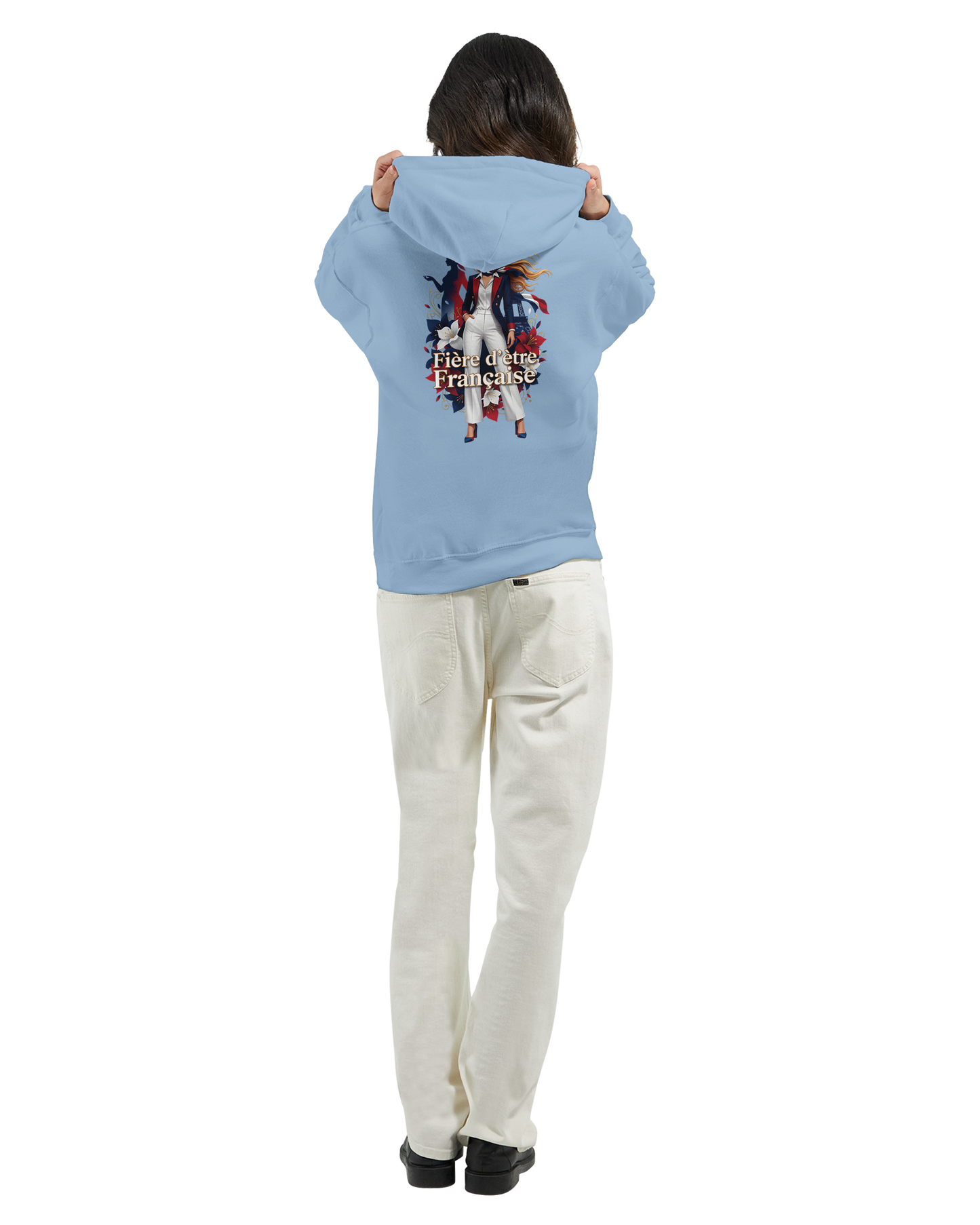 Sweat à capuche fière d'être française   – Doux, chaud et confortable pour l'hiver