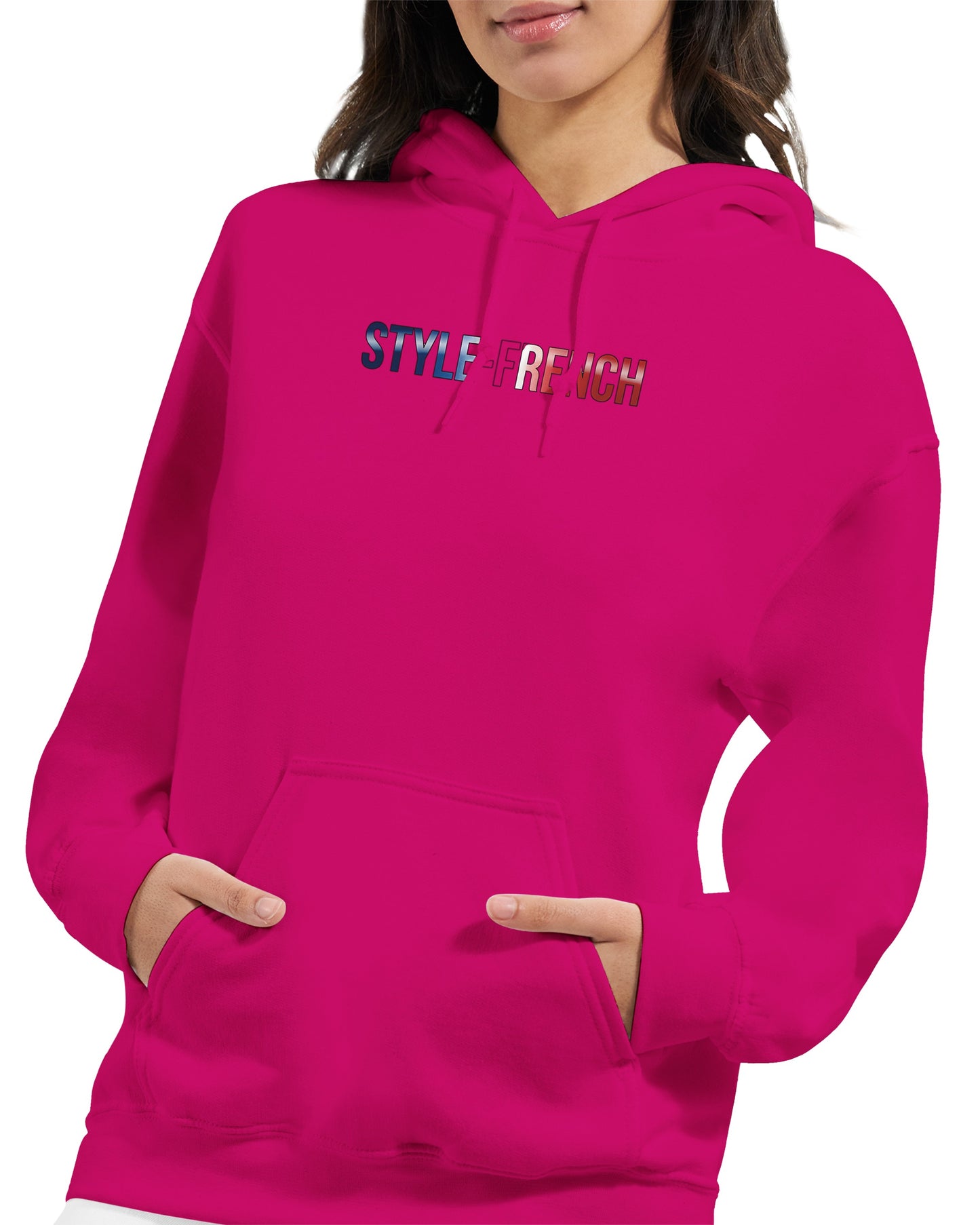 Damen Hoodie Steh auf Frankreich klassisch | Gildan® 18500