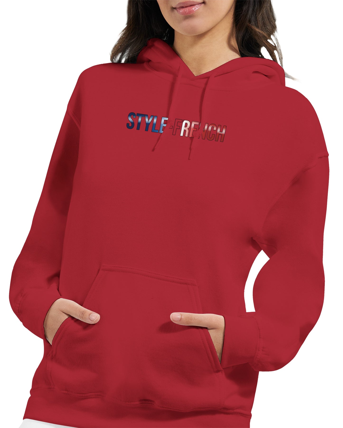Damen Hoodie Steh auf Frankreich klassisch | Gildan® 18500