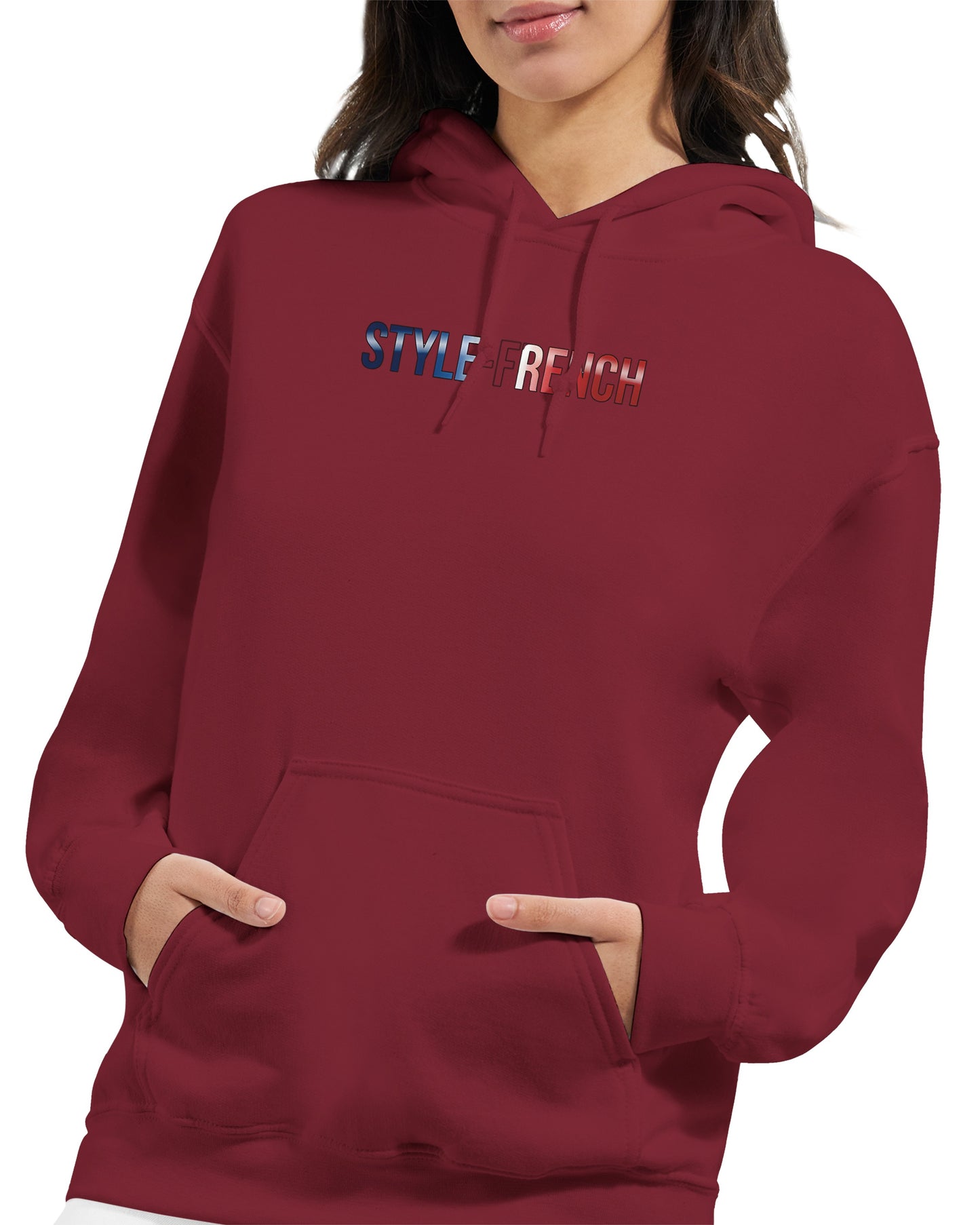 Damen Hoodie Steh auf Frankreich klassisch | Gildan® 18500