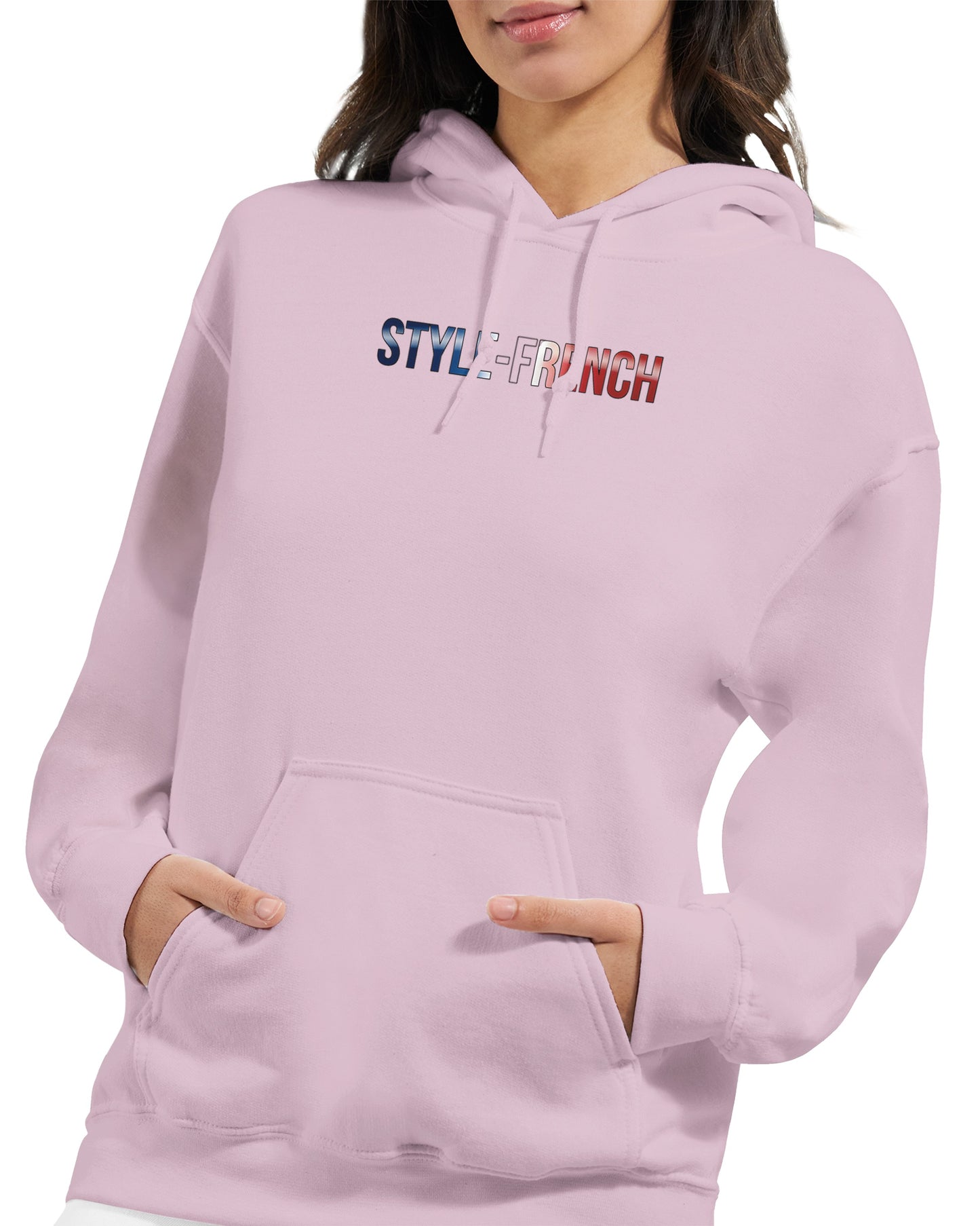Kapuzenpullover Es lebe Frankreich klassischer Stil für Damen | Gildan® 18500